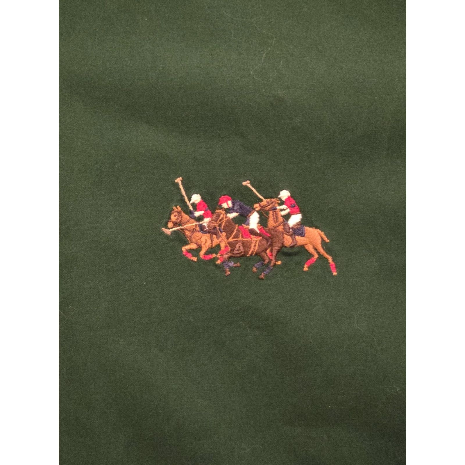 Polo Ralph Lauren Ralph Lauren Polo Ralph Lauren Triple Pony Long Sleeve Button-Up Shirt Forest Green XL Men’s Button-Down Collar Casual Business Size US XL / EU 56 / 4 - 4 Thumbnail