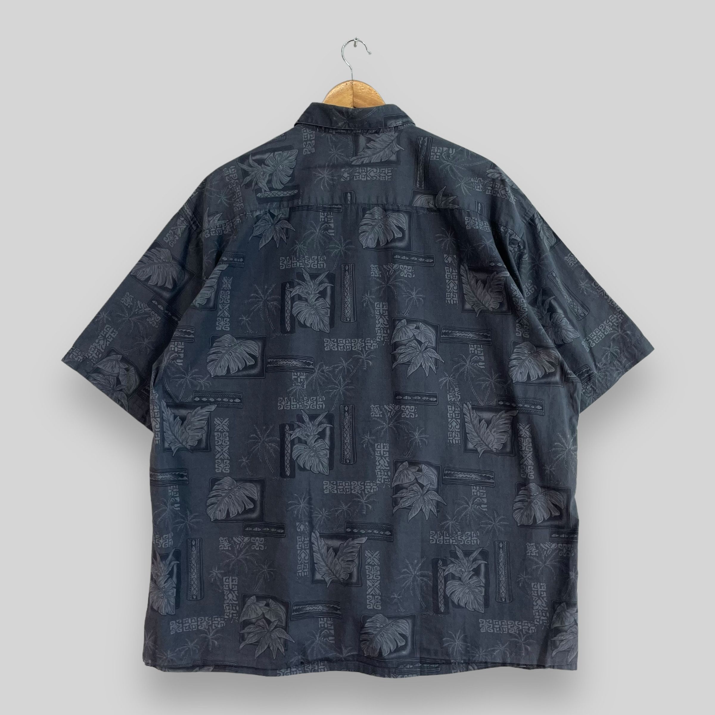 Batik Bay × Vintage Vintage Aloha Tropical Forest Floral Motive Button Up Shirt Size US XXL / EU 58 / 5 - 7 Thumbnail