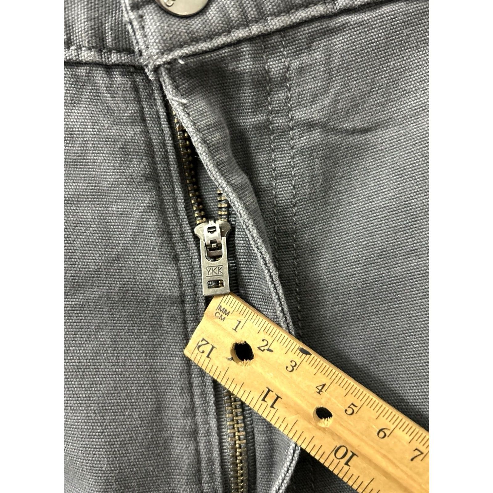 Carhartt Carhartt Work Pants Mens 44x30 Gray Rugged Flex Canvas Relaxed Fit BN2291-M Size US 44 / EU 60 - 5 Thumbnail