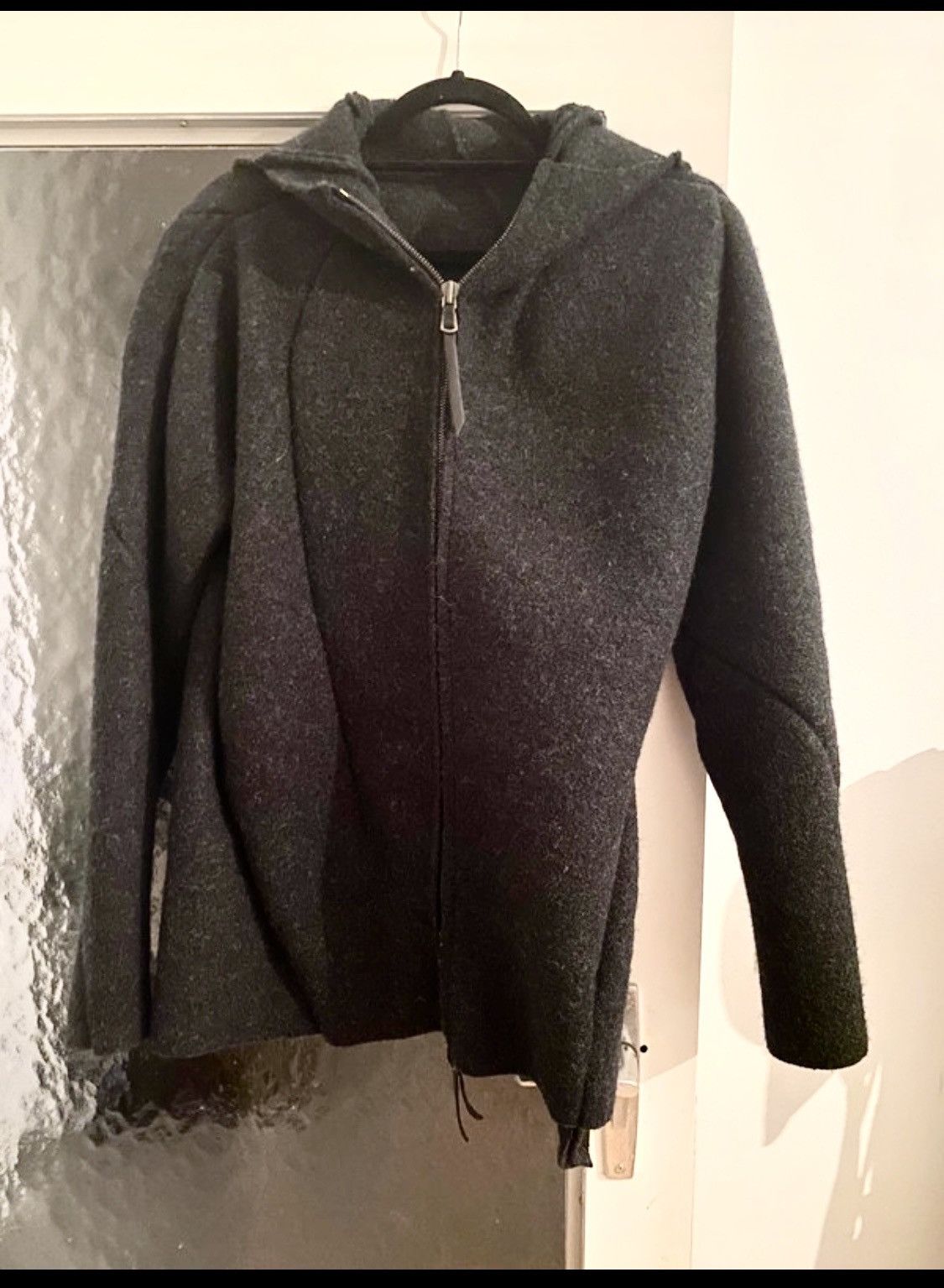 image of Leon Emanuel Blanck Wool Jacket in Black, Men's (Size Medium)