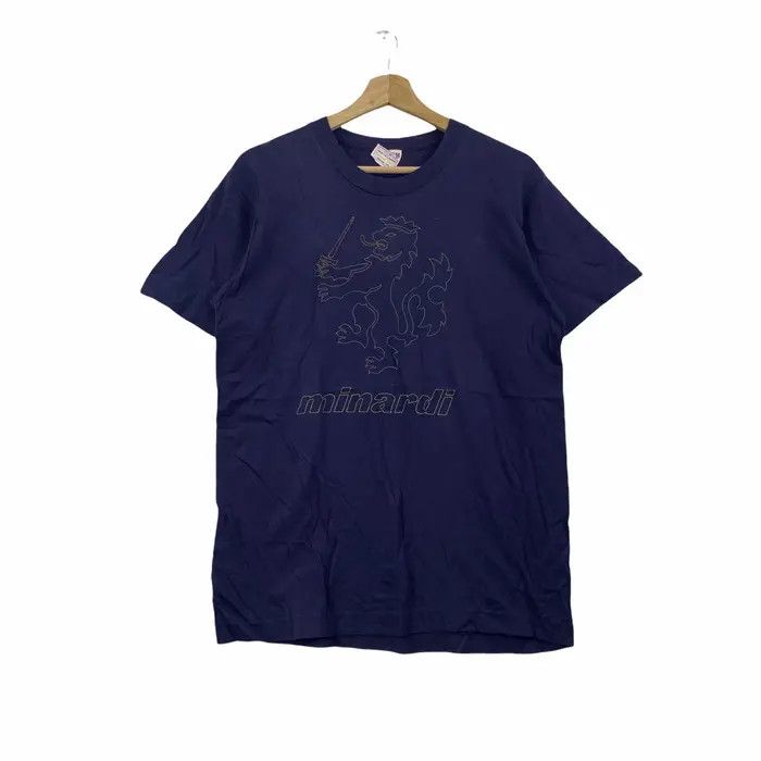 Vintage Vtg 1990 MINARDI RACING TEAM Formula 1 Rally Tee Shirt Size US M / EU 48-50 / 2 - 4 Thumbnail