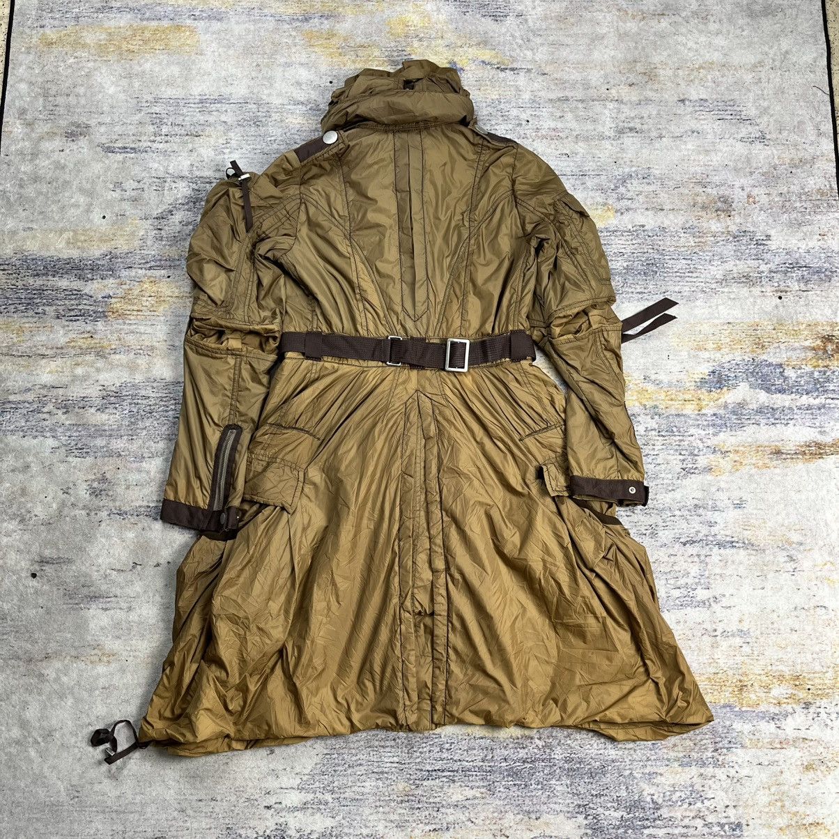 Marithe + Francois Girbaud × Vintage Marithe Francois Girbaud belted cargo bondage coat jacket Size M / US 6-8 / IT 42-44 - 3 Thumbnail