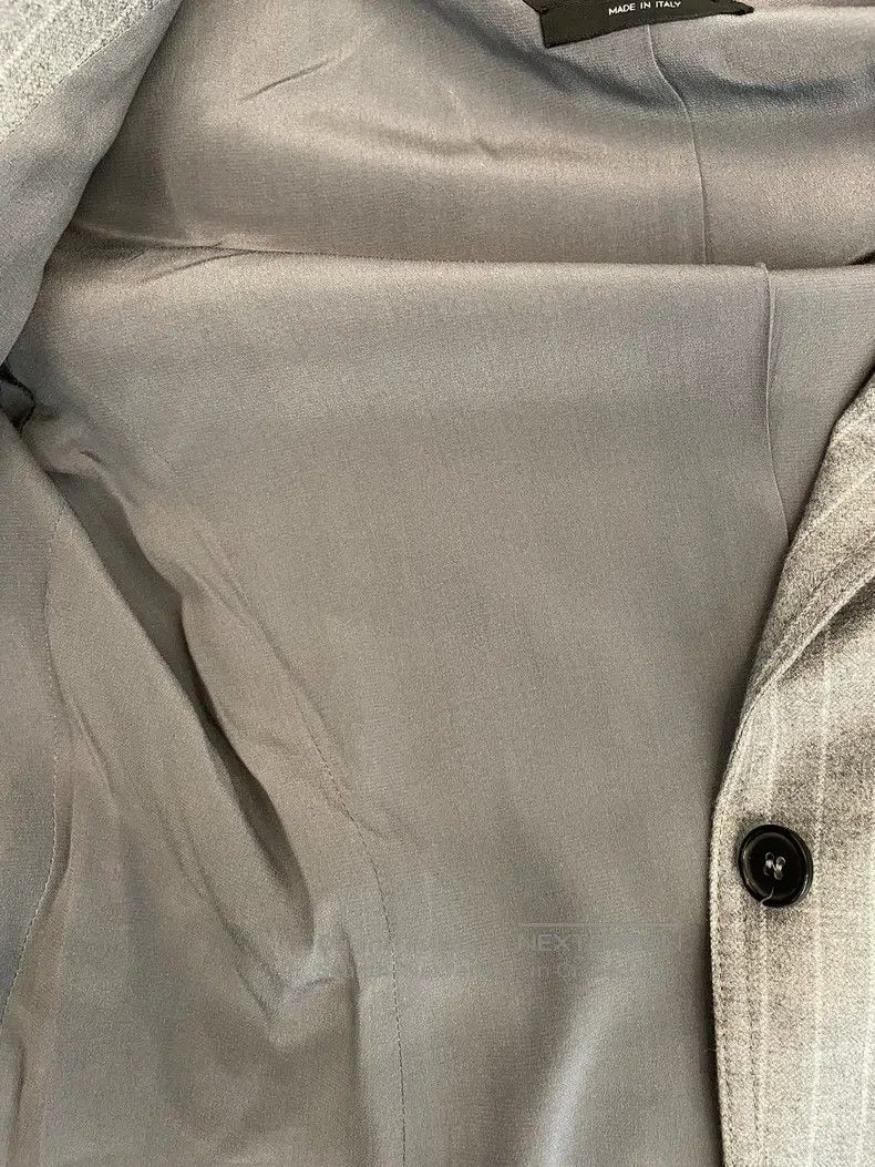 Tom Ford Tom Ford Gray Striped Wool Blazer Size 46L - 8 Thumbnail