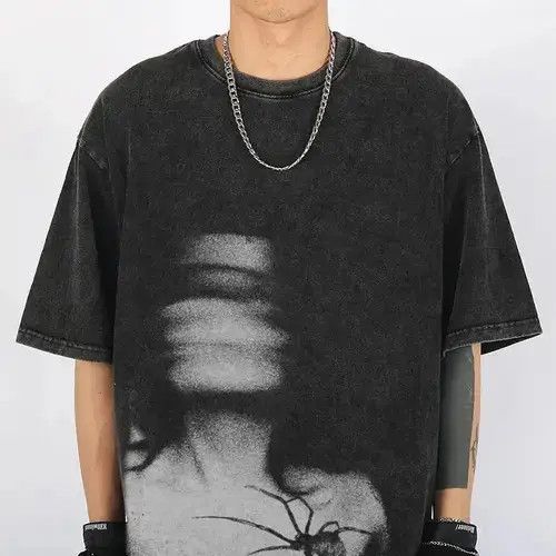 VIBE 90s Design Printed Vintage T Shirt Size US L / EU 52-54 / 3 - 2 Thumbnail