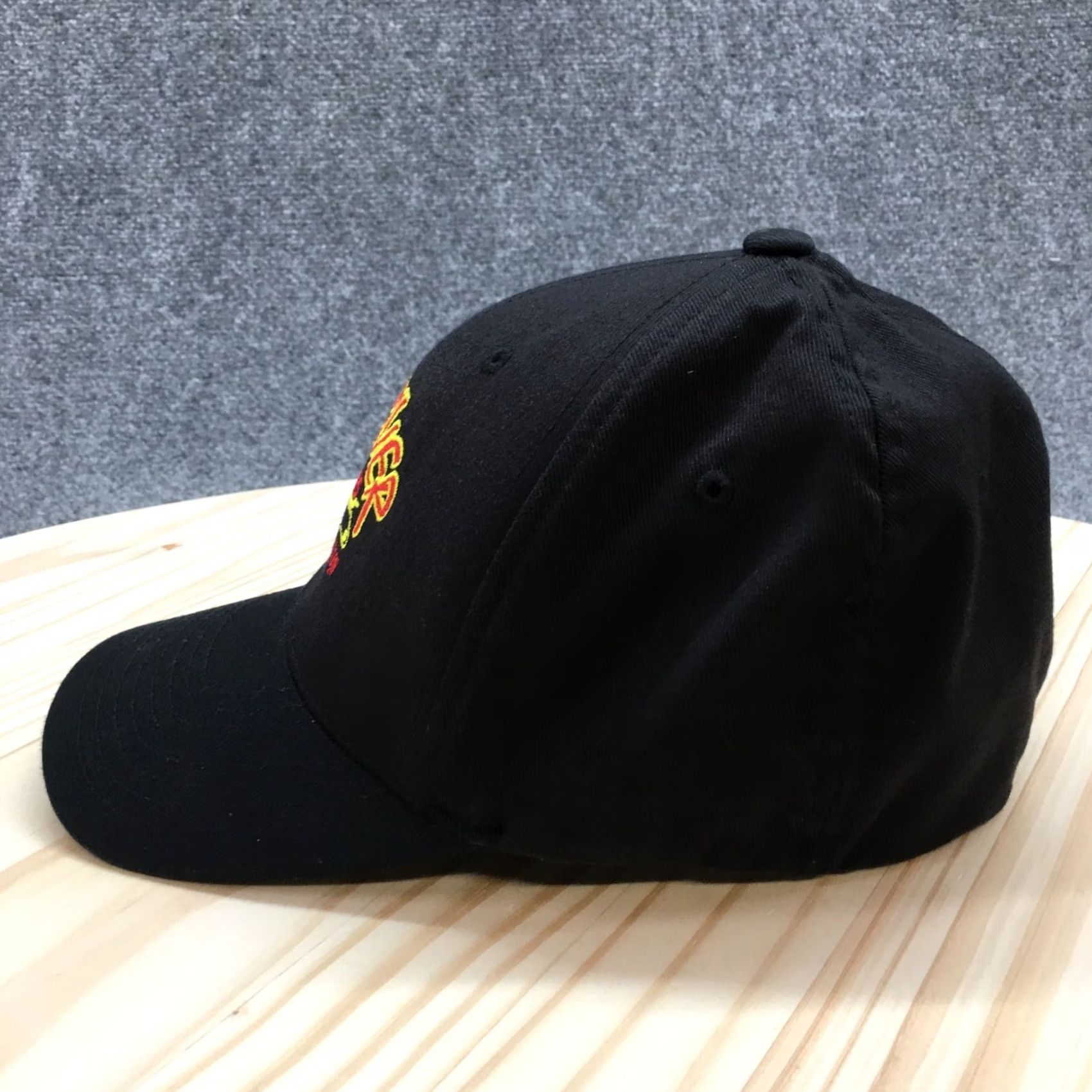Port Authority Port Authority Baseball Hat Men Black S-M Curved Brim Embroidered Logo Rum River Size ONE SIZE - 6 Thumbnail