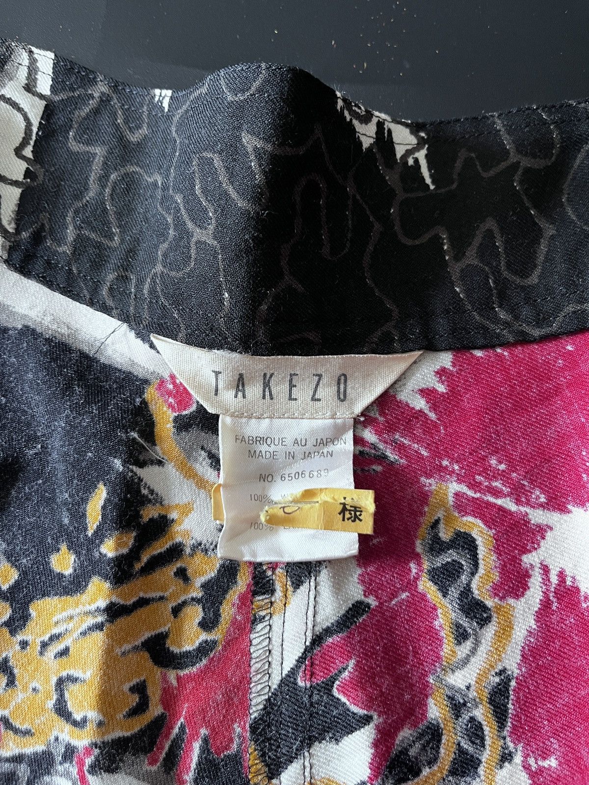 Japanese Brand JAPANESE TAKEZO CRAZY SKIRT YOHJI YAMAMOTO Size 27" / US 4 / IT 40 - 13 Thumbnail