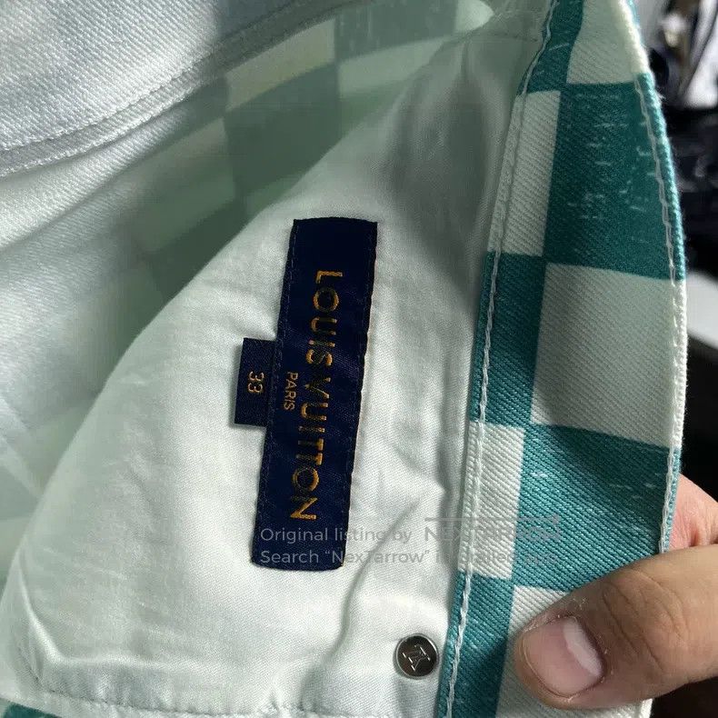 Louis Vuitton Louis Vuitton Checker Jeans Size US 33 - 3 Thumbnail