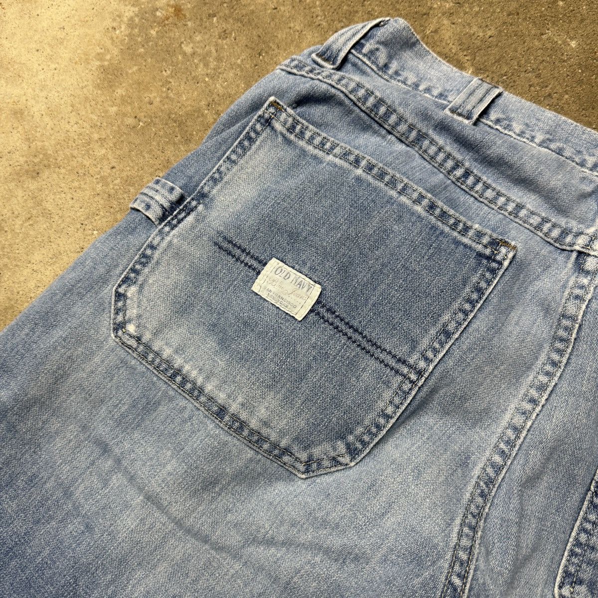 Vintage Thrashed Faded Distressed Carpenter Jeans ERD Grunge Skater Size US 34 / EU 50 - 6 Thumbnail