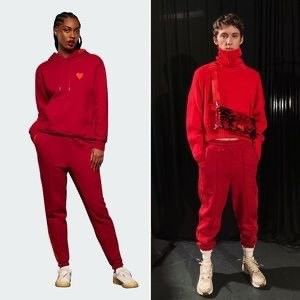Adidas × Ivy Park Adidas x Ivy Park Design Sweat Pants Unisex Power Red Jogger Size US 32 / EU 48 - 2 Thumbnail