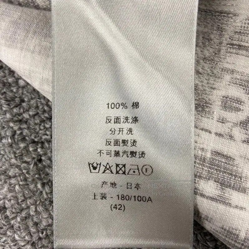 Dior Dior Gray Cotton Shirt for Women . Size L / US 10 / IT 46 - 6 Thumbnail