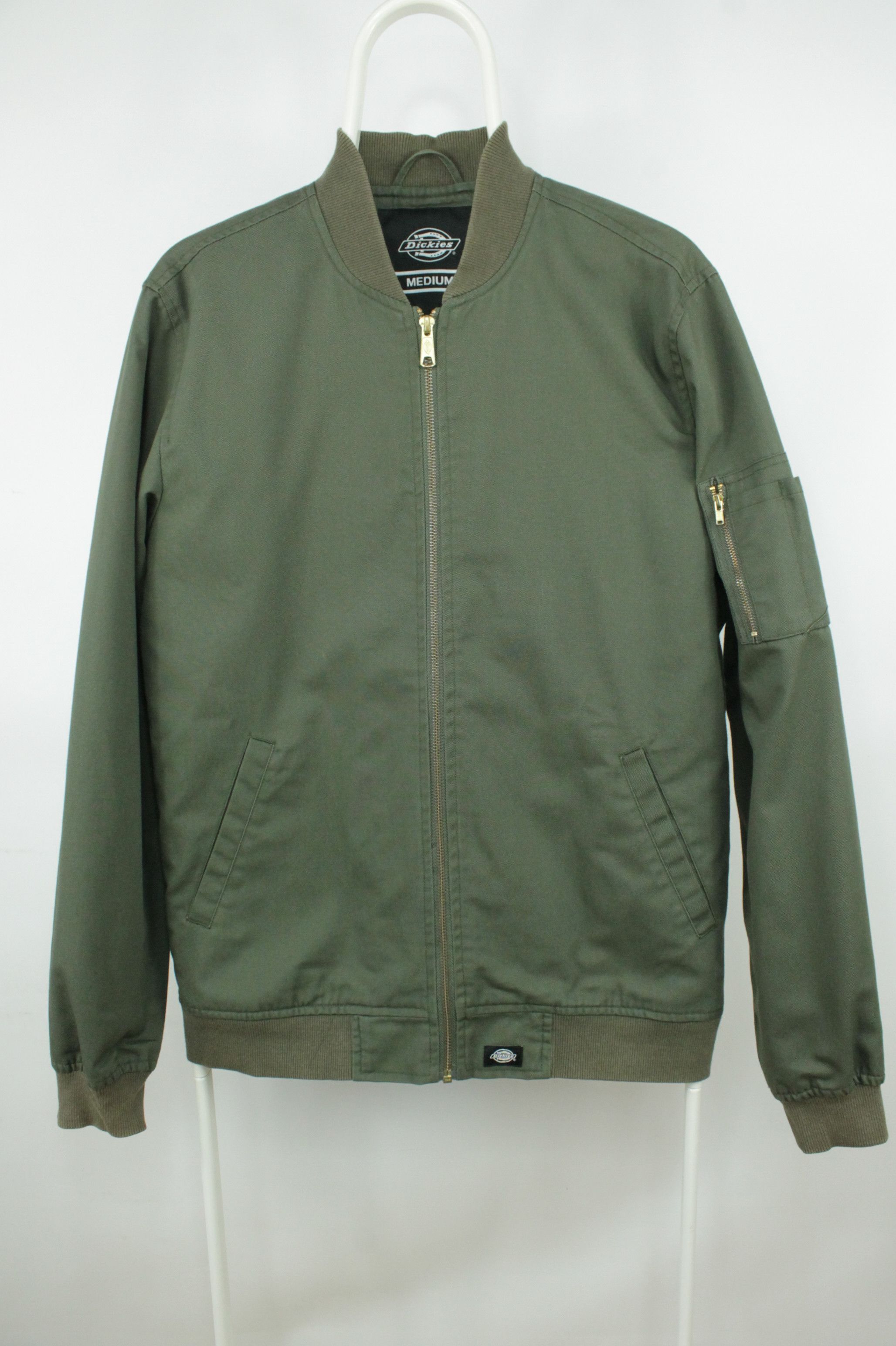 Dickies Vintage Dickies Khaki Bomber Jacket Size US M / EU 48-50 / 2 - 1 Thumbnail
