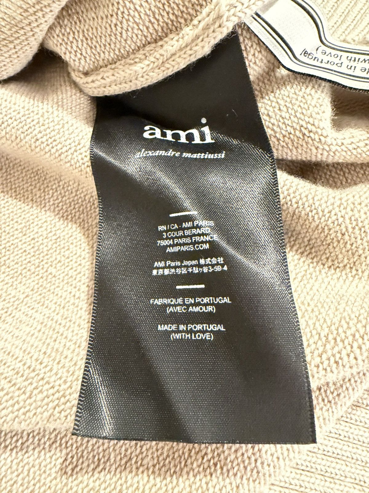 AMI Classic Beige Ami Sweater Size US L / EU 52-54 / 3 - 5 Thumbnail