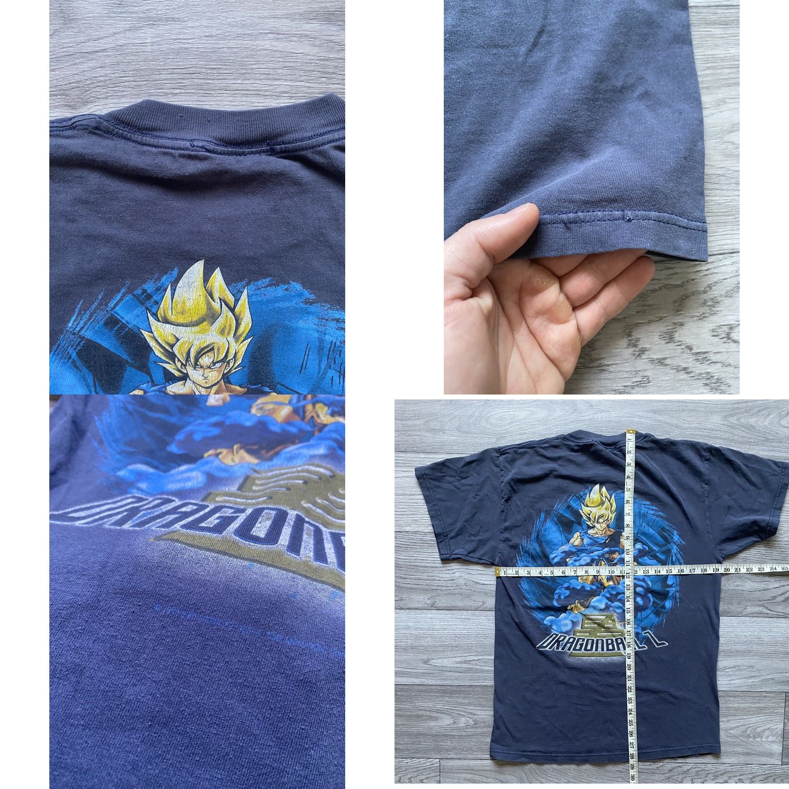 Vintage VINTAGE Dragon Ball Z Anime Promo Tee Shirt Mens M Blue 1998 1999 Size US M / EU 48-50 / 2 - 8 Thumbnail