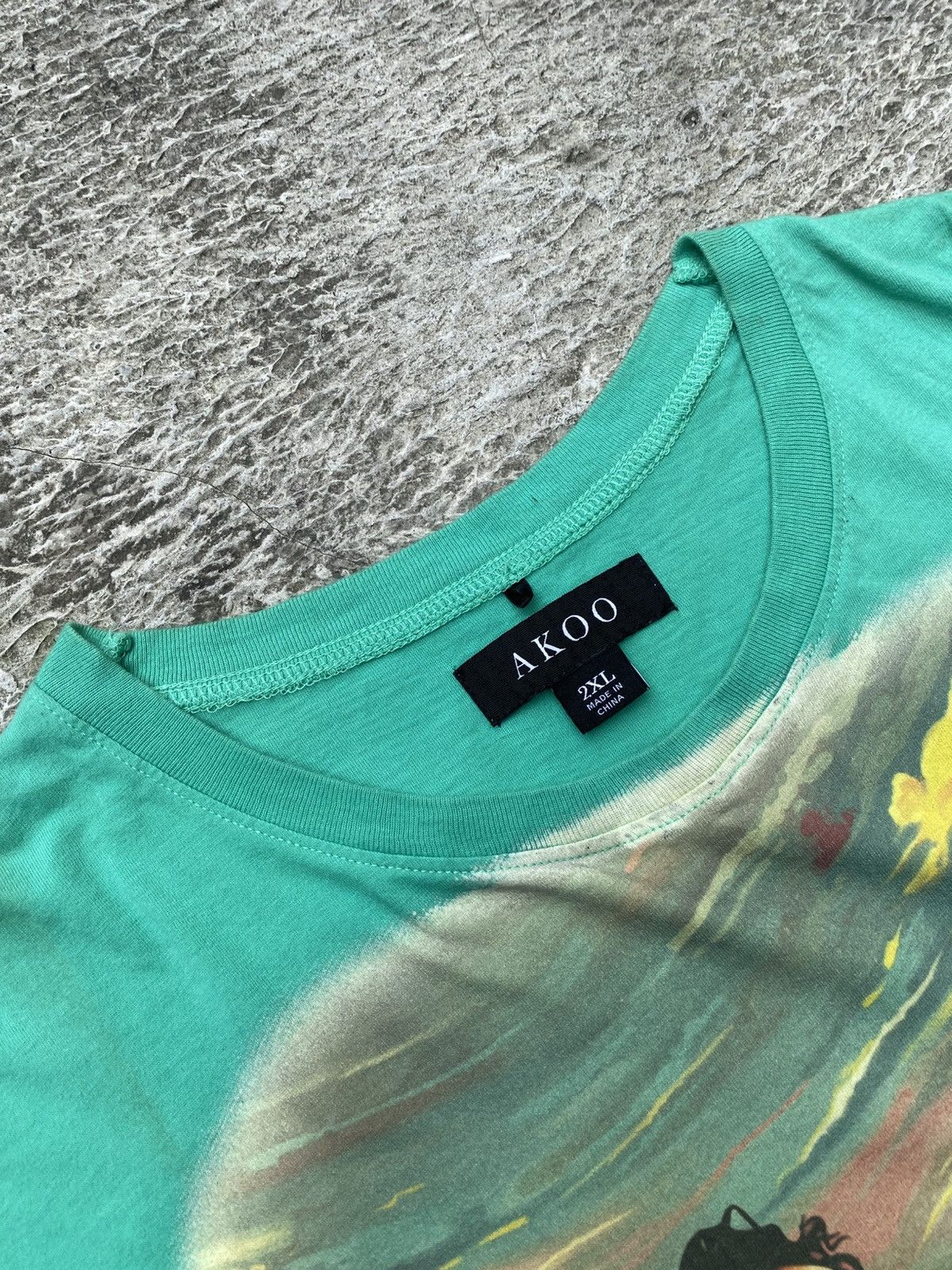 AKOO Vintage AKOO Freedom Embroidered Tshirt Size US XL / EU 56 / 4 - 7 Thumbnail