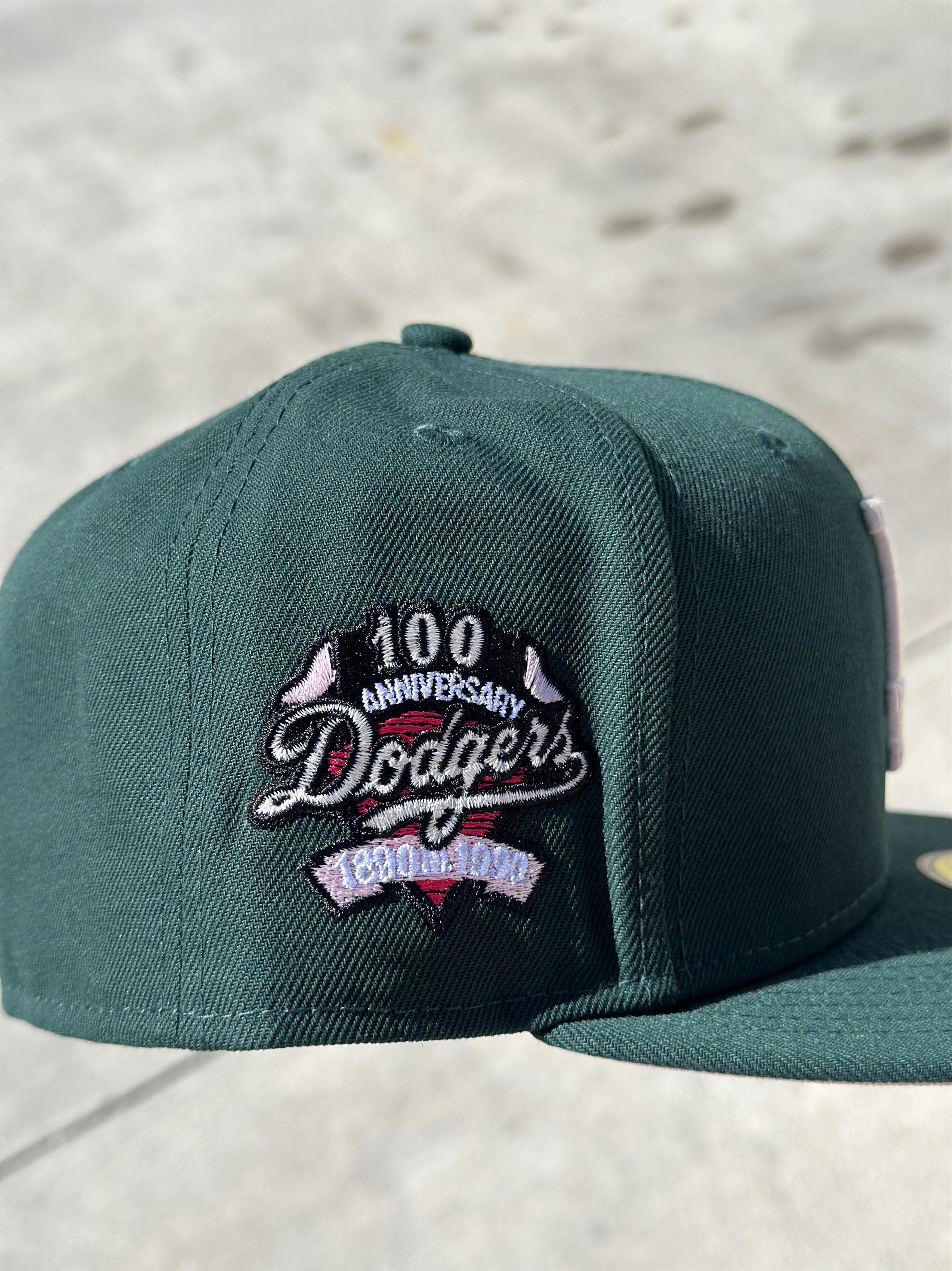 Hat Club 7 3/8 LA Dodgers 100th Anniversary Patch Size ONE SIZE - 2 Thumbnail
