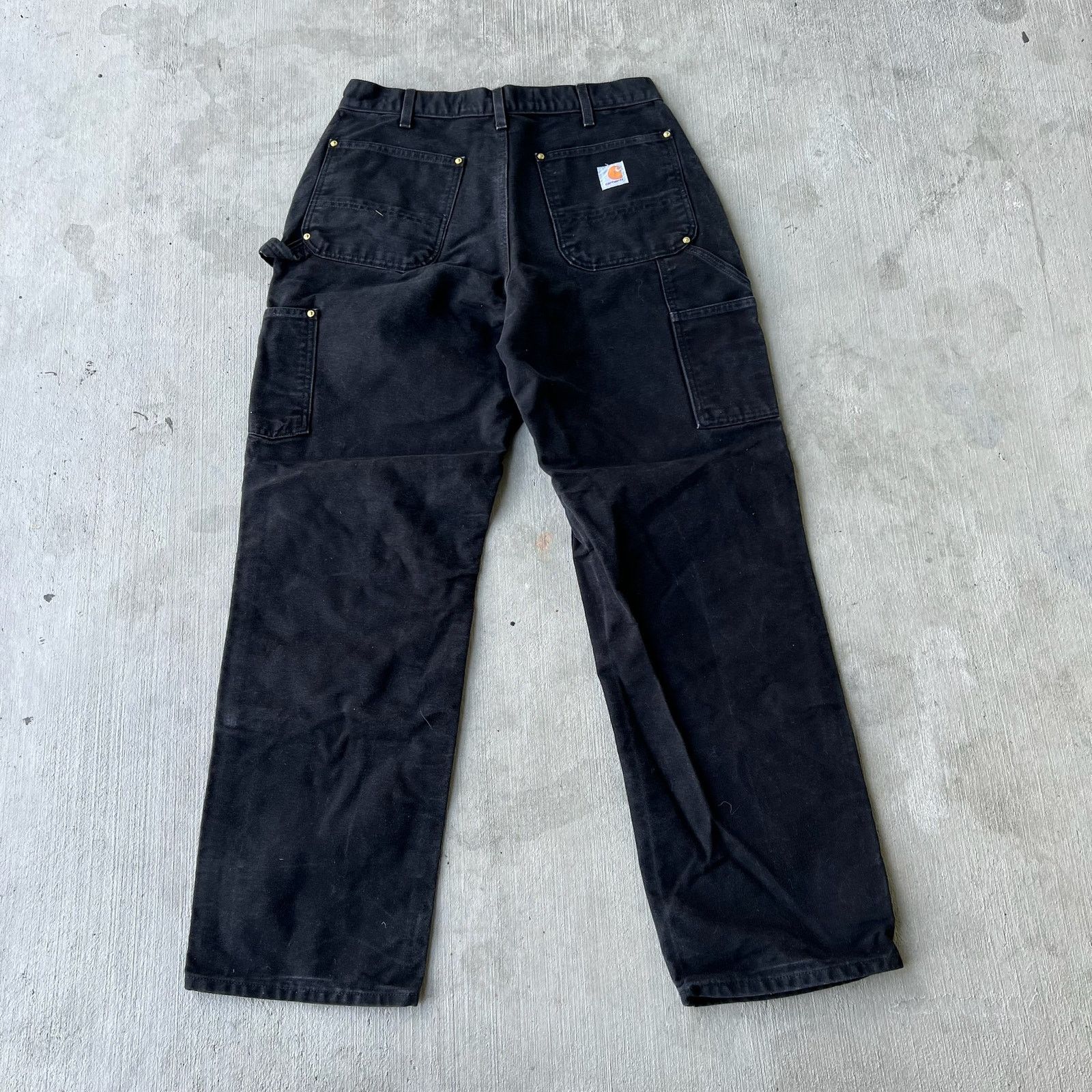 Carhartt × Vintage Carhartt black double knee work wear carpenter pants Size US 31 - 4 Thumbnail