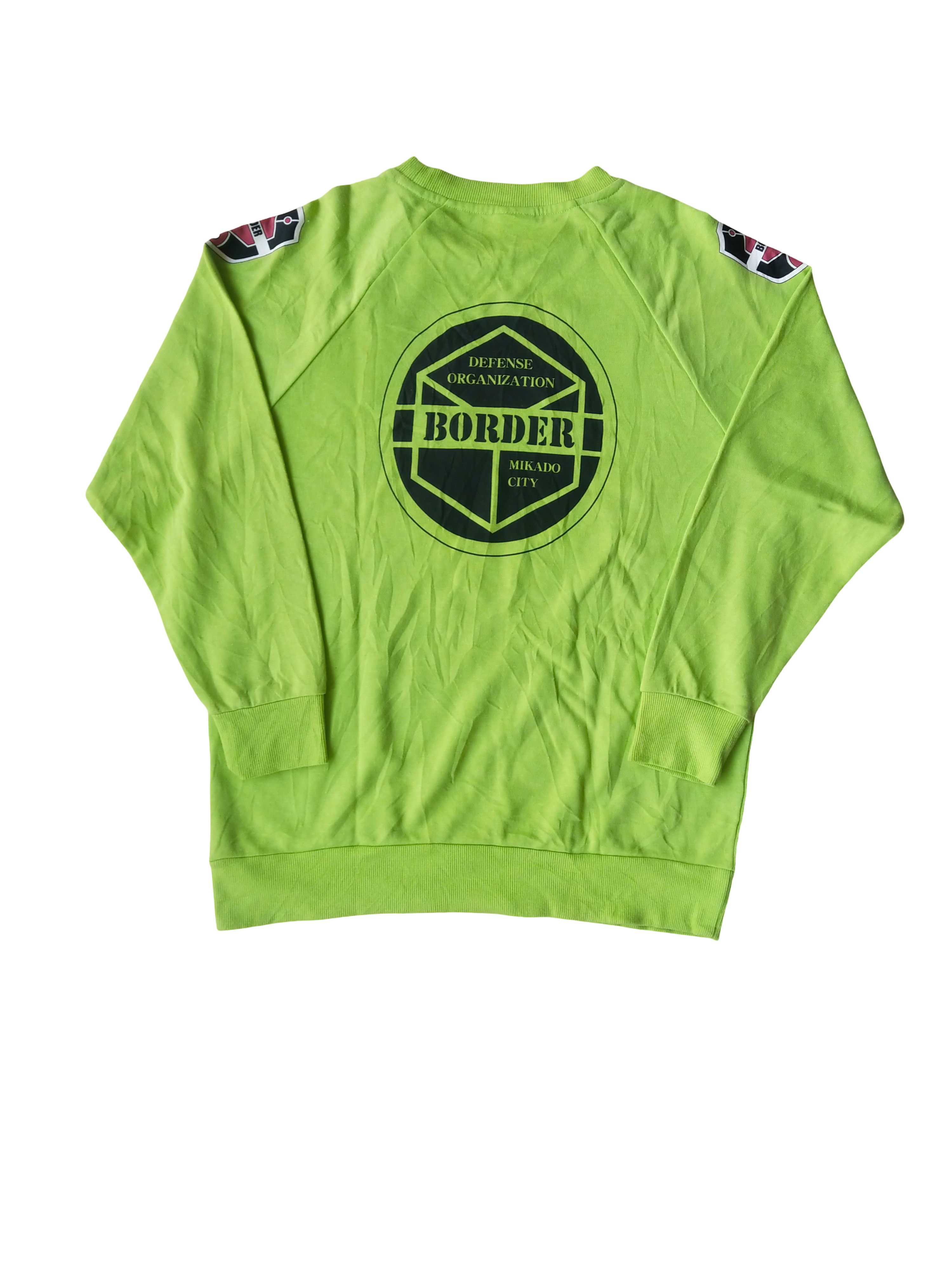 Anime World Trigger Border Mikado City Sweatshirt Anime Crewneck Size US M / EU 48-50 / 2 - 4 Thumbnail