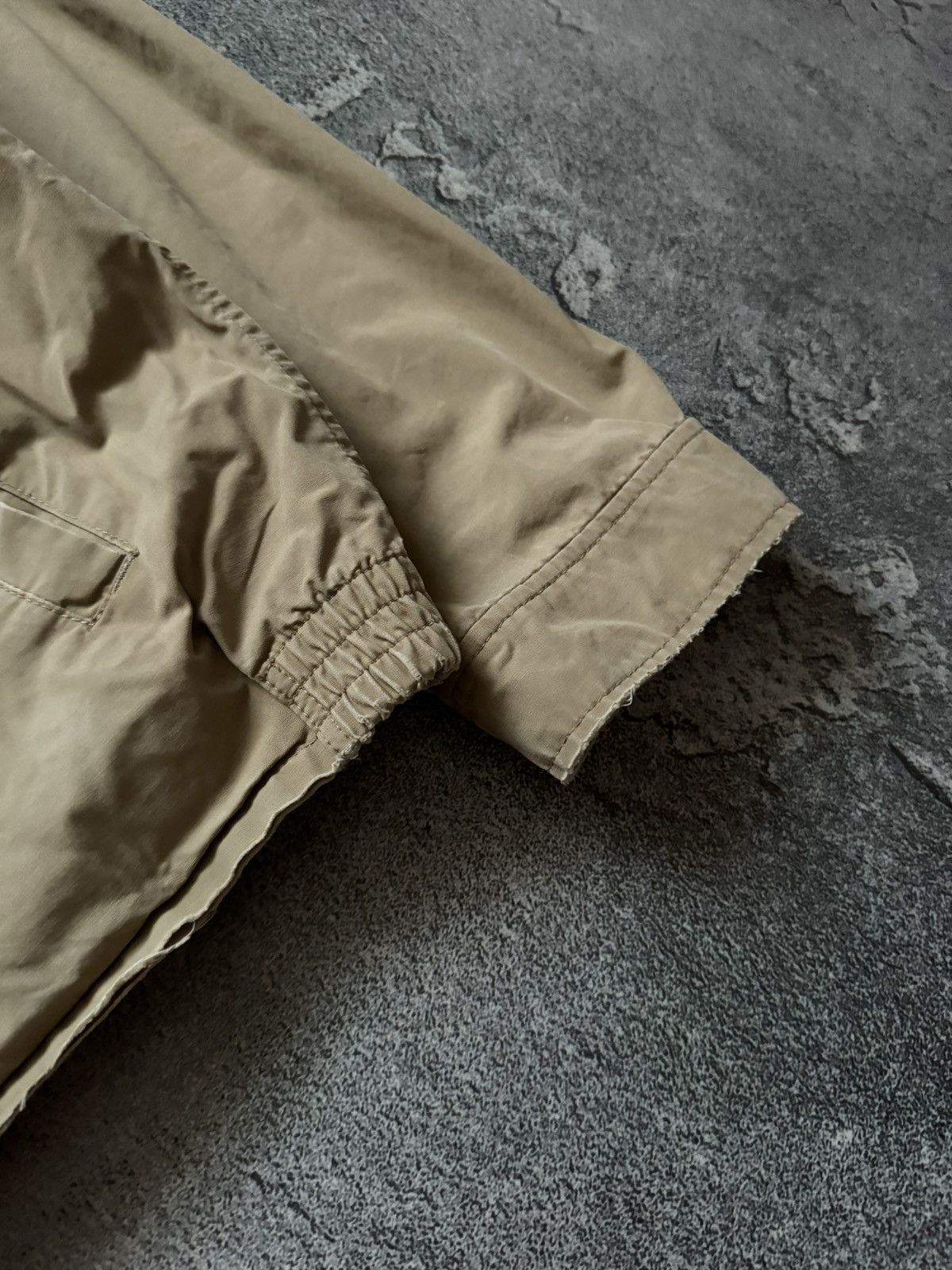 Polo Ralph Lauren × Ralph Lauren × Vintage Polo Ralph Lauren L beige distressed jacket bomber light Size US L / EU 52-54 / 3 - 11 Thumbnail