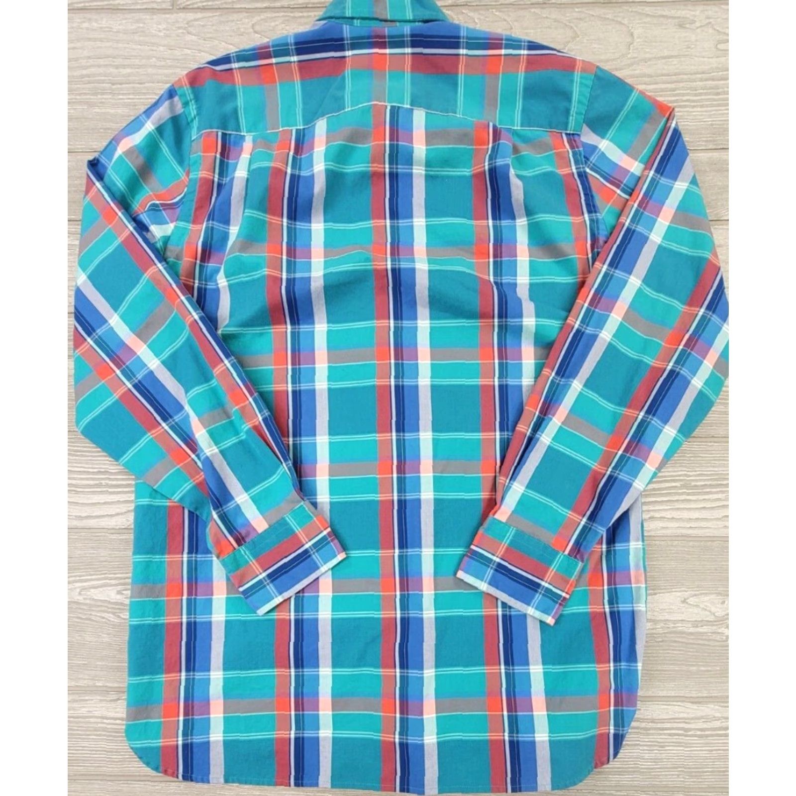 Southern Tide Southern Tide Shirt Mens Long Sleeve Plaid Button-Up Multicolor Teal S Classic Size US S / EU 44-46 / 1 - 4 Thumbnail