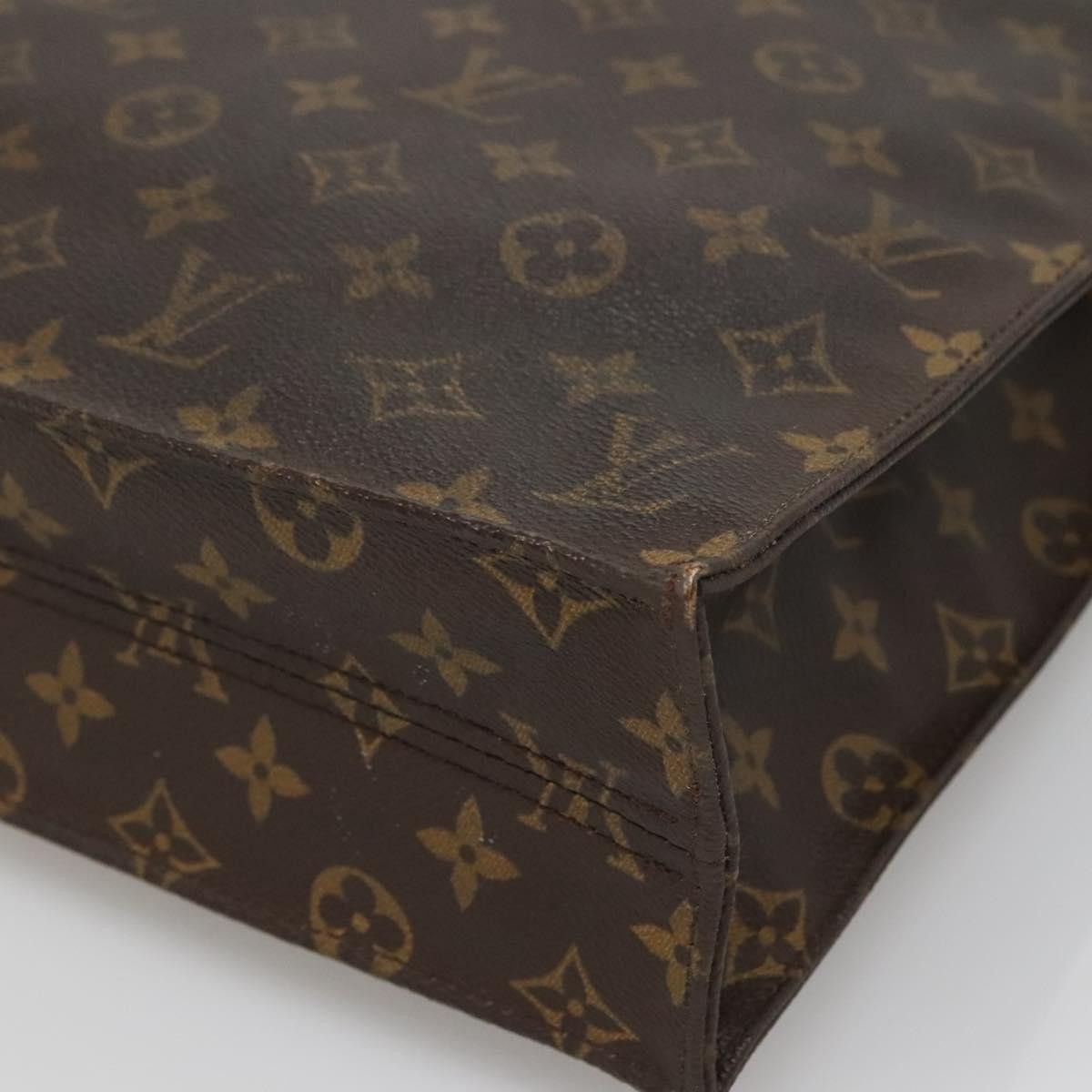 Louis Vuitton LOUIS VUITTON Monogram Sac Plat Hand Bag M51140 Size ONE SIZE - 15 Thumbnail