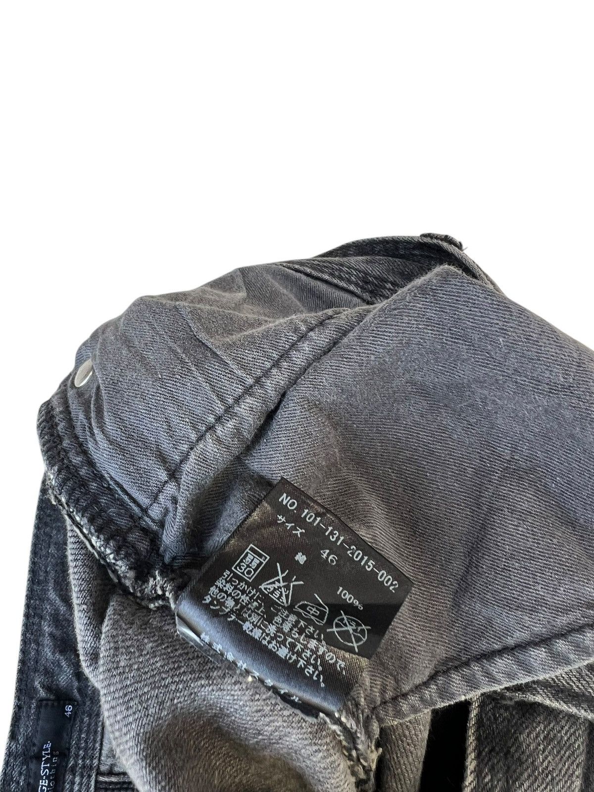 Vintage Of The Neige- Style Japan Rips Distress Denim Bootcut Jeans Size US 31 - 21 Thumbnail
