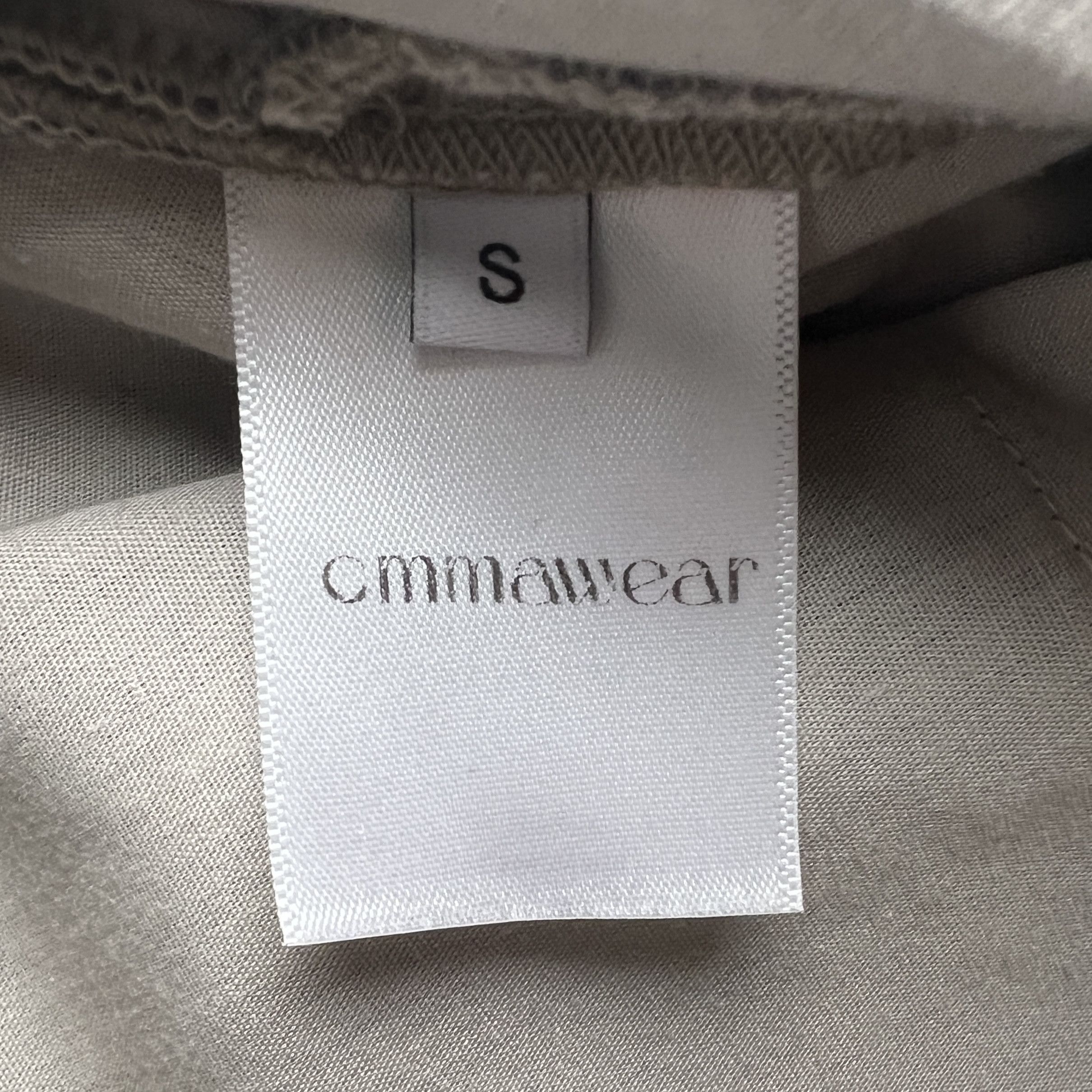 Cmmawear Olive Green Calathea Curved Seam Trousers