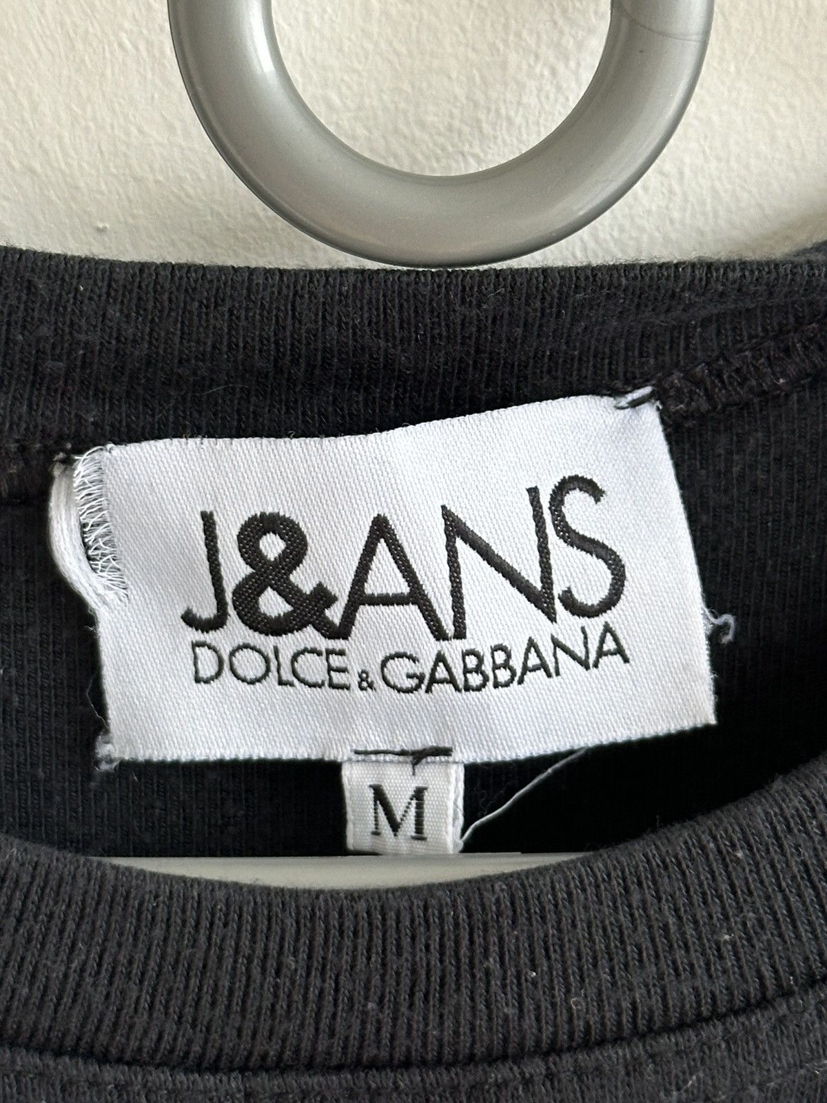 Dolce & Gabbana Jeans Dolce & Gabbana Black Longsleeve T-Shirt Top Size M Size M / US 6-8 / IT 42-44 - 5 Thumbnail