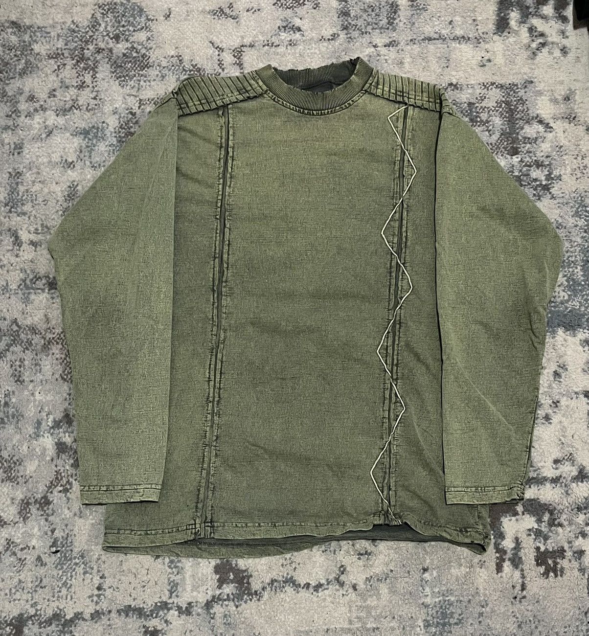 Other Green Military Sweater Size US L / EU 52-54 / 3 - 1 Thumbnail