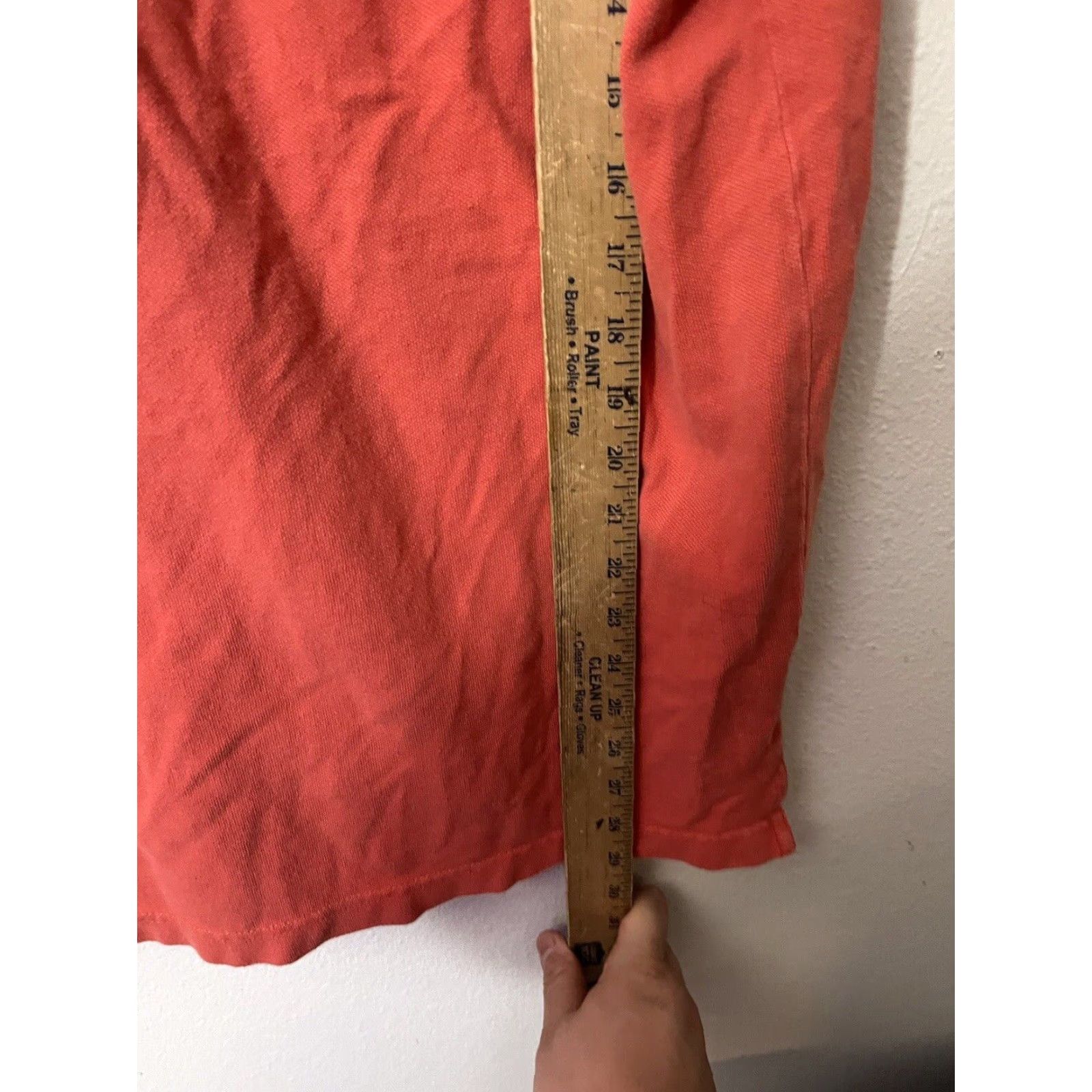 Theory String Theory Polo Shirt Mens Size L Short Sleeve Orange Solid Polo Shirt Size US L / EU 52-54 / 3 - 4 Thumbnail