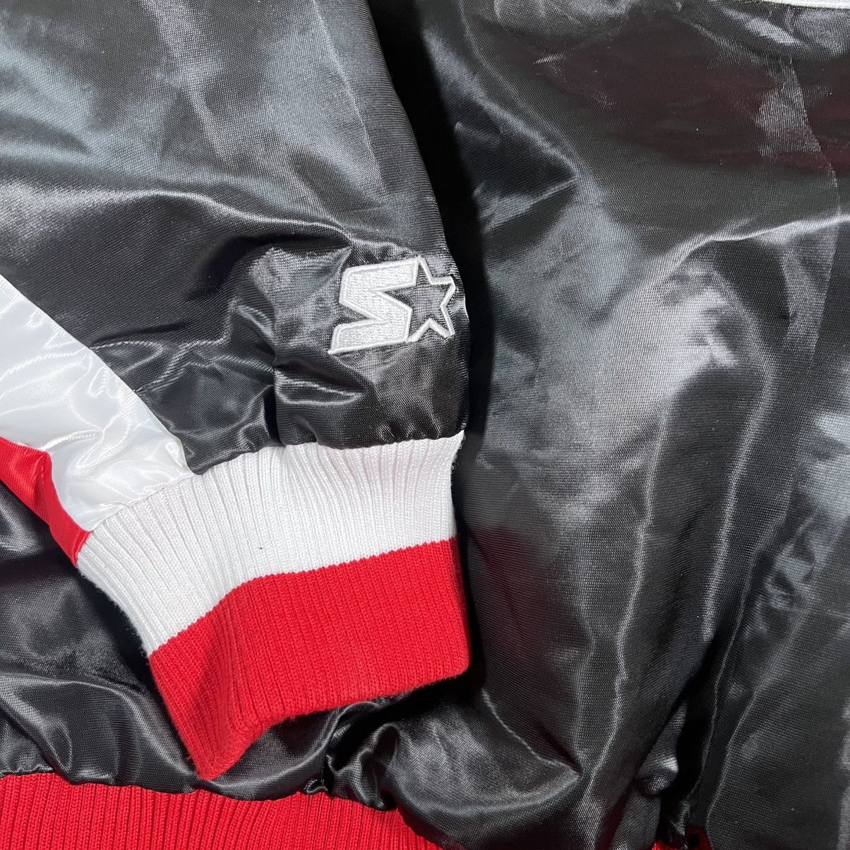 Starter Vtg Starter Chicago Bulls Satin Varsity Bomber Jacket 2XL Size US XXL / EU 58 / 5 - 3 Thumbnail