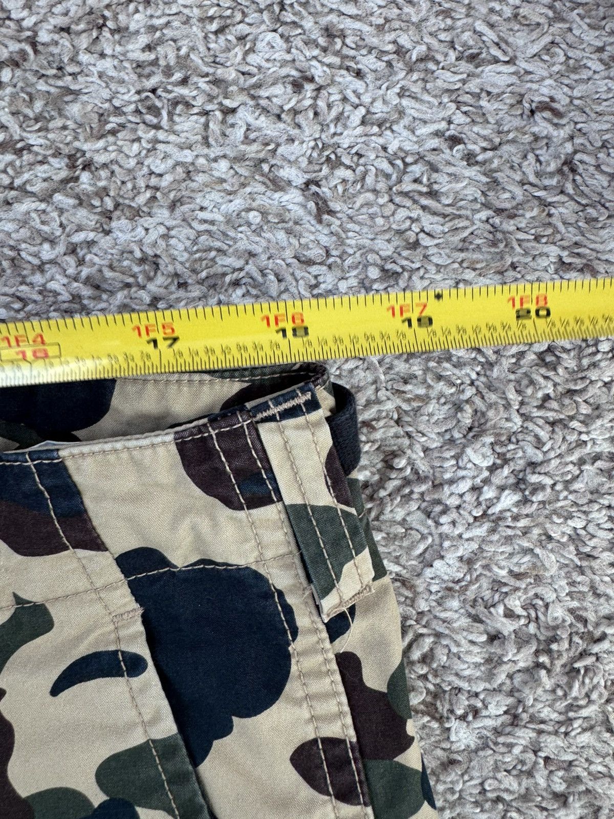 Bape Bape Camo cargo cropped pants XL Size US 36 / EU 52 - 12 Thumbnail