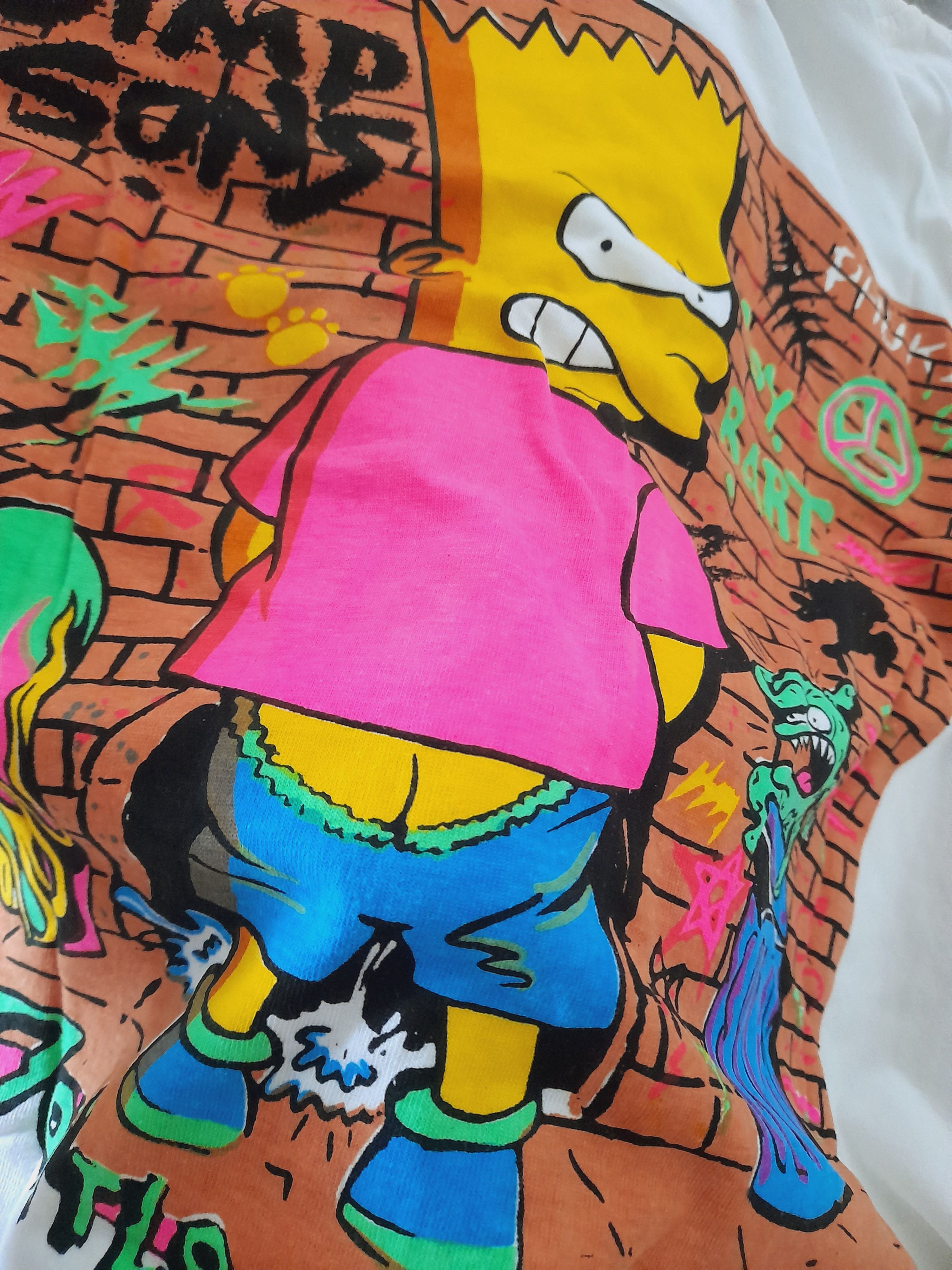Cartoon Network Shirt bart simpsons 💥great item💥 Size US M / EU 48-50 / 2 - 2 Thumbnail