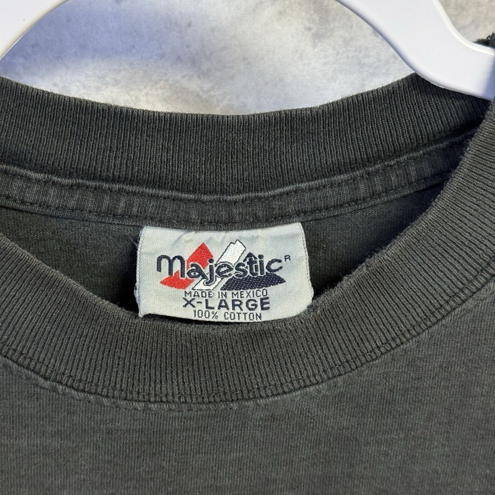 Majestic Vintage Oakland Raiders Majestic T Shirt Mens XL Black Size US XL / EU 56 / 4 - 4 Thumbnail