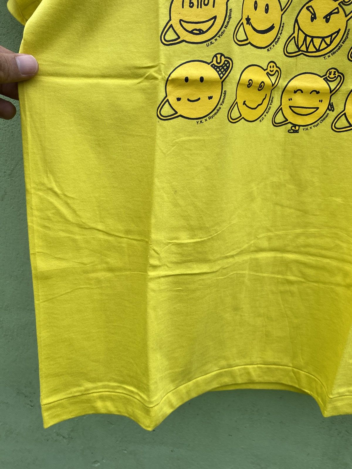 Japanese Brand 24 Hour Television Japanese Smiley Face Graphic Neon T-Shirt Size US S / EU 44-46 / 1 - 6 Thumbnail