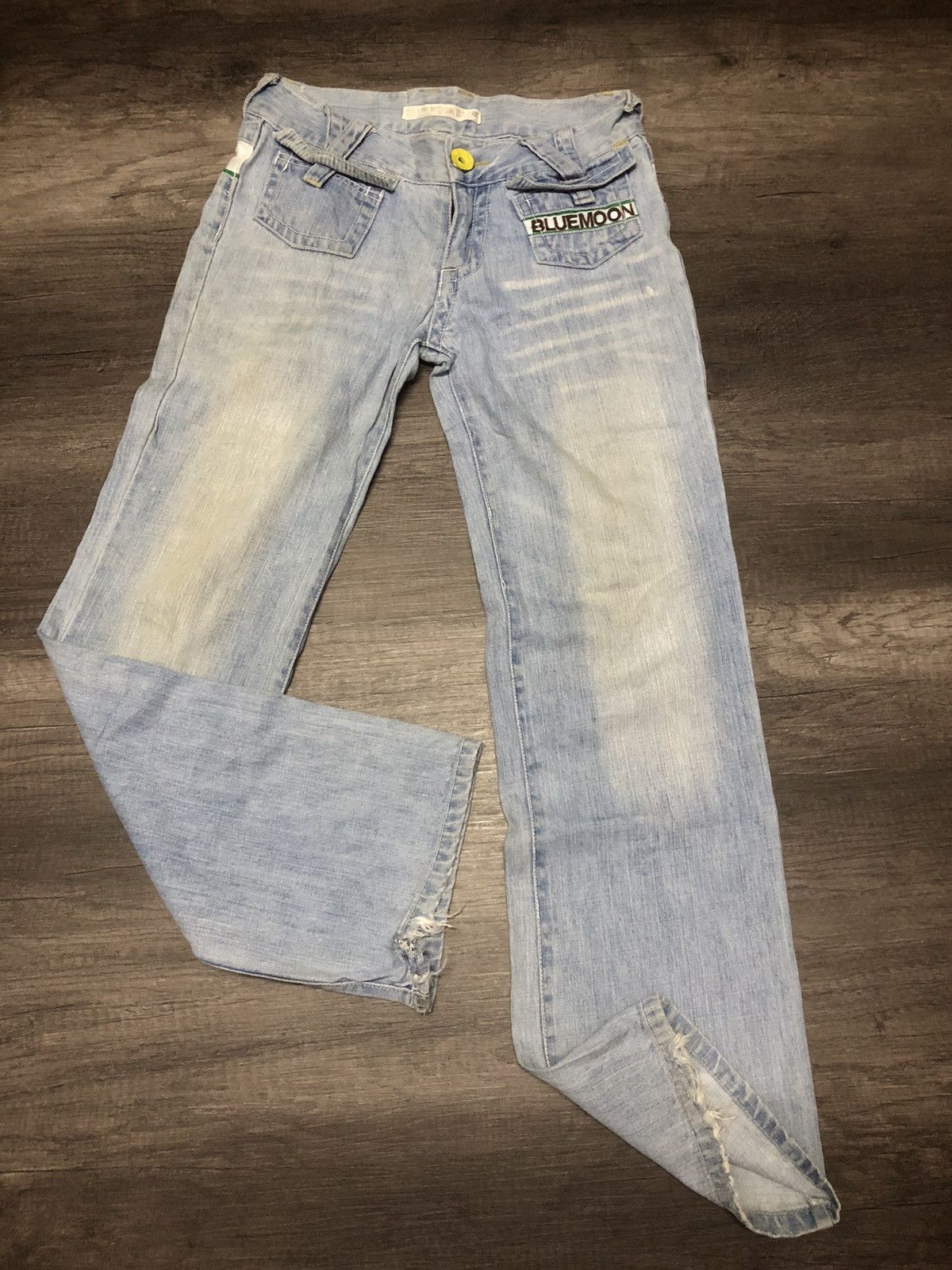 Japanese Brand VINTAGE BLUE MOON BLUE JEANS TEAM HAWAII BMB-93 Size 28" / US 6 / IT 42 - 11 Thumbnail
