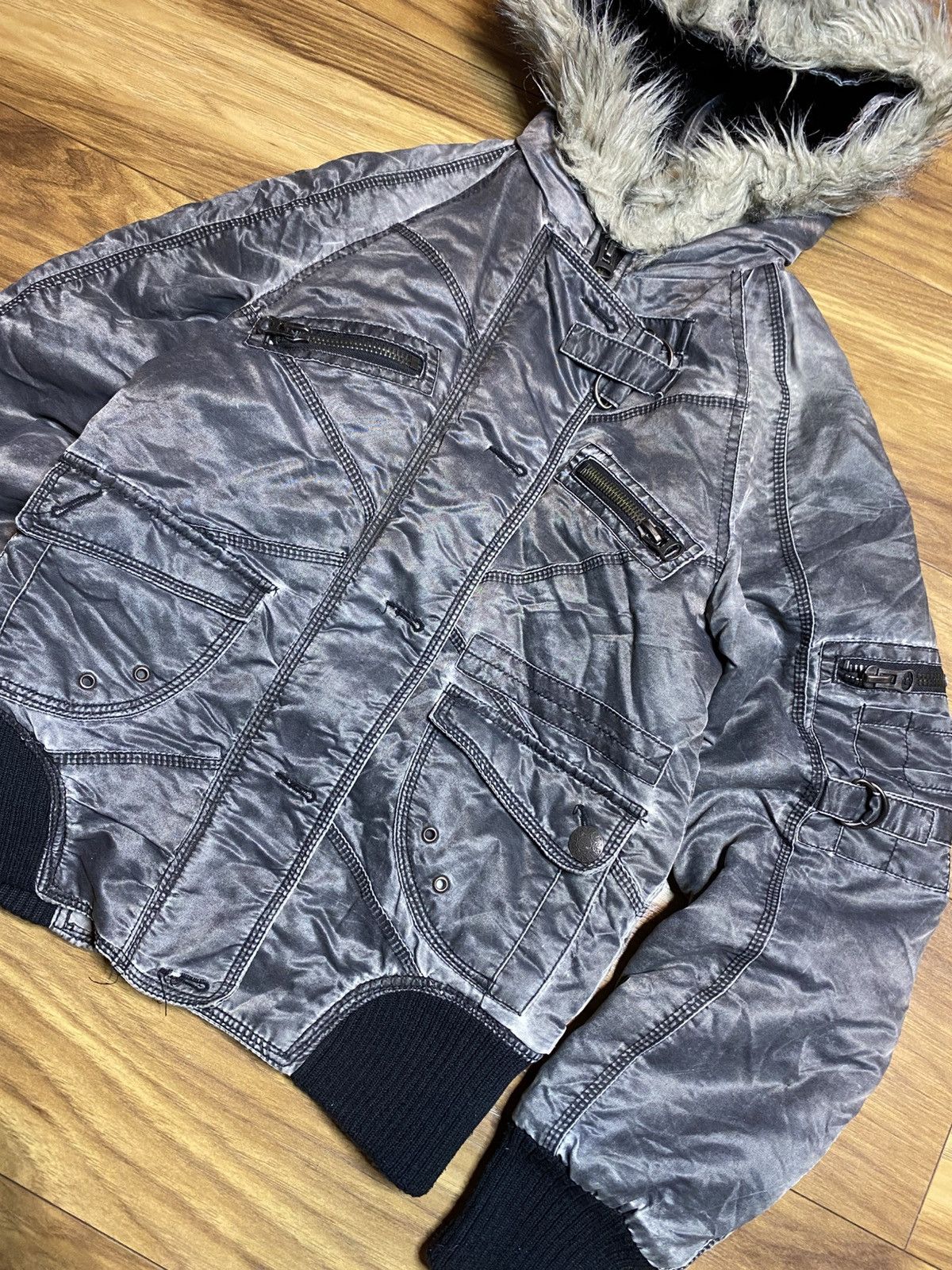 Japanese Brand Jacket Alaska Faux Fur Jacket Fishbone Japanese Style Size US XS / EU 42 / 0 - 5 Thumbnail