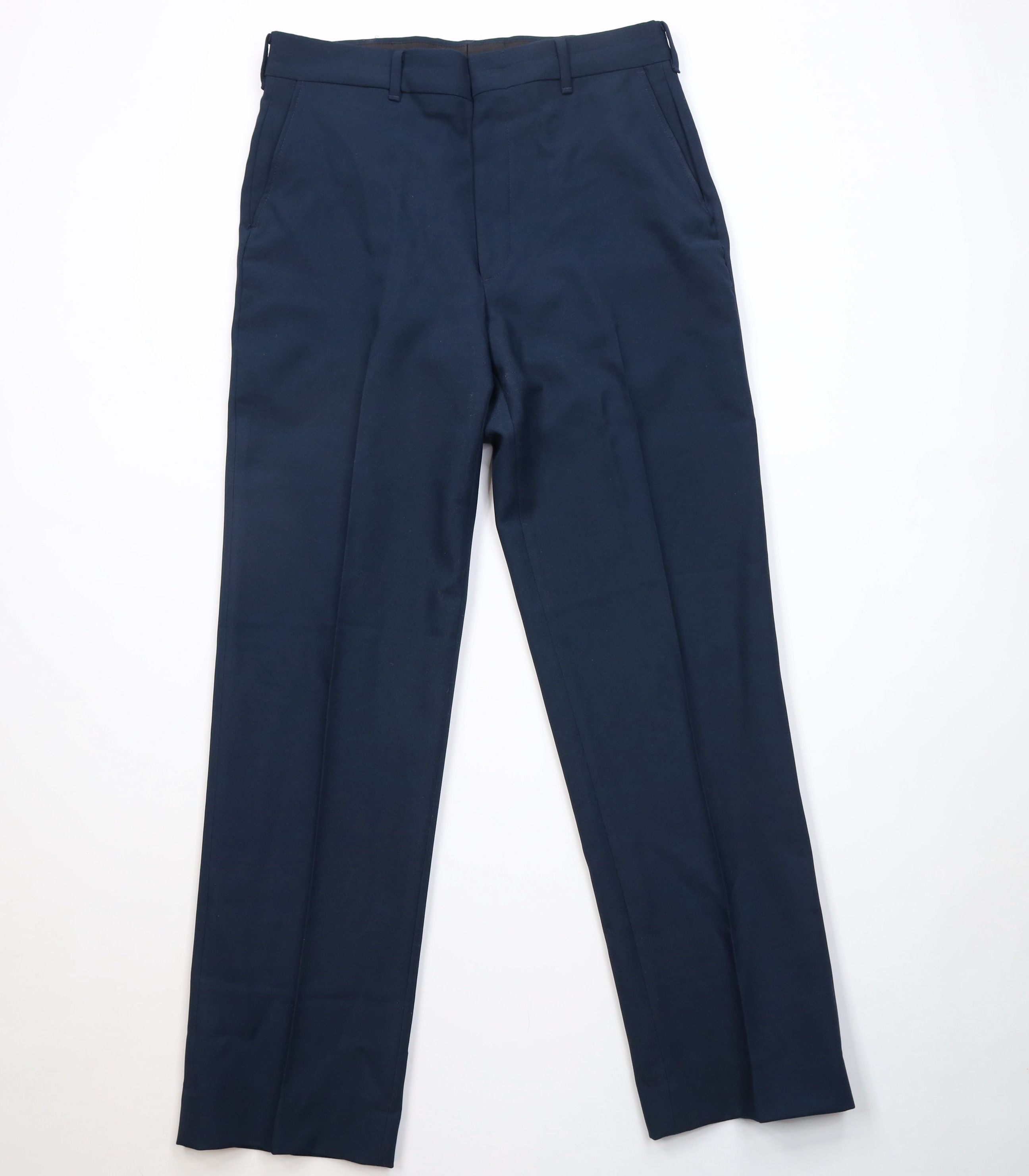 Vintage Vintage 70s Streetwear Flared Wide Leg Chino Pants Blue USA Size US 34 / EU 50 - 1 Thumbnail