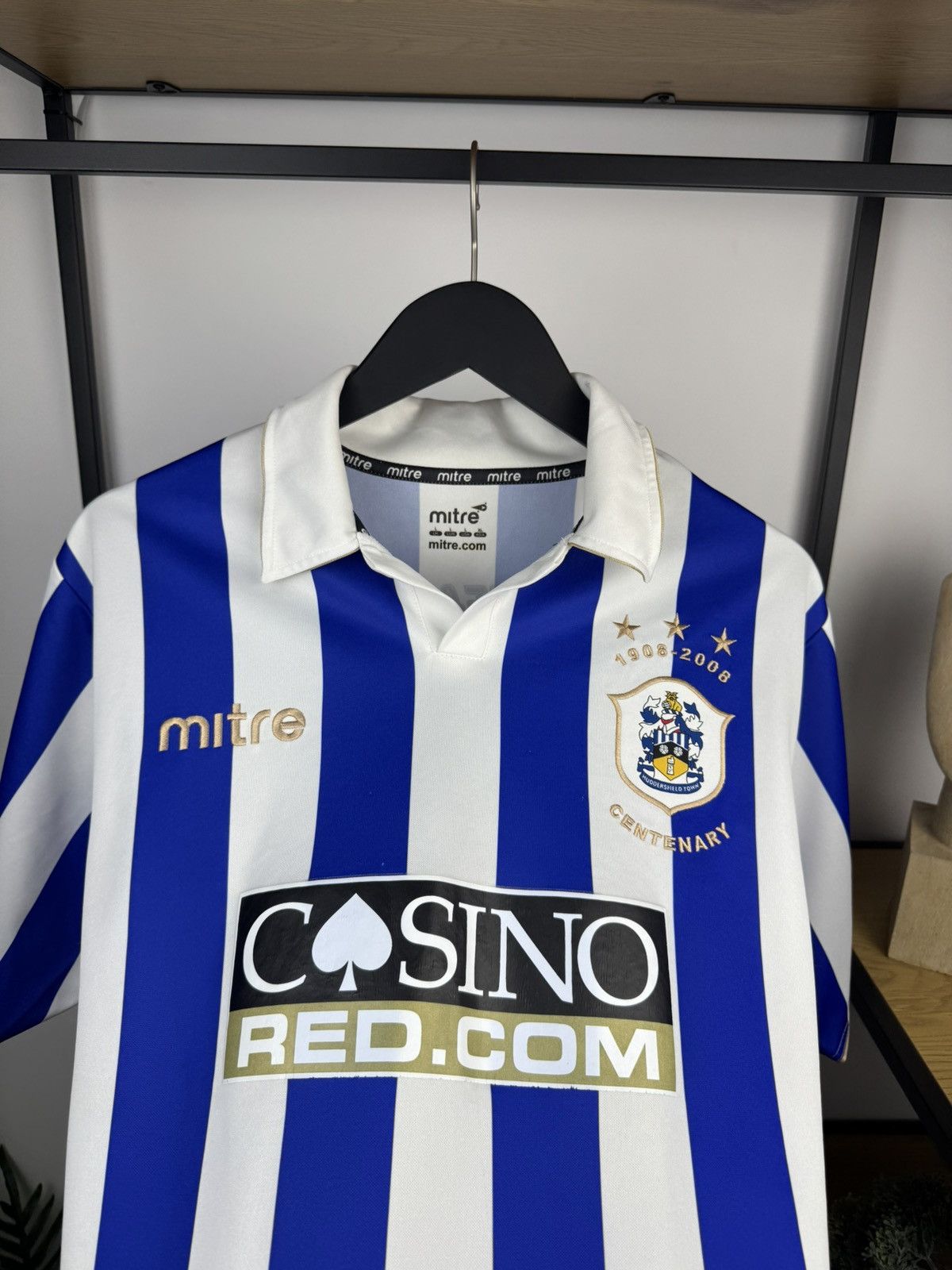 Vintage 2008-09 Huddersfield Centenary Home Shirt Parker #23 Size US L / EU 52-54 / 3 - 2 Thumbnail