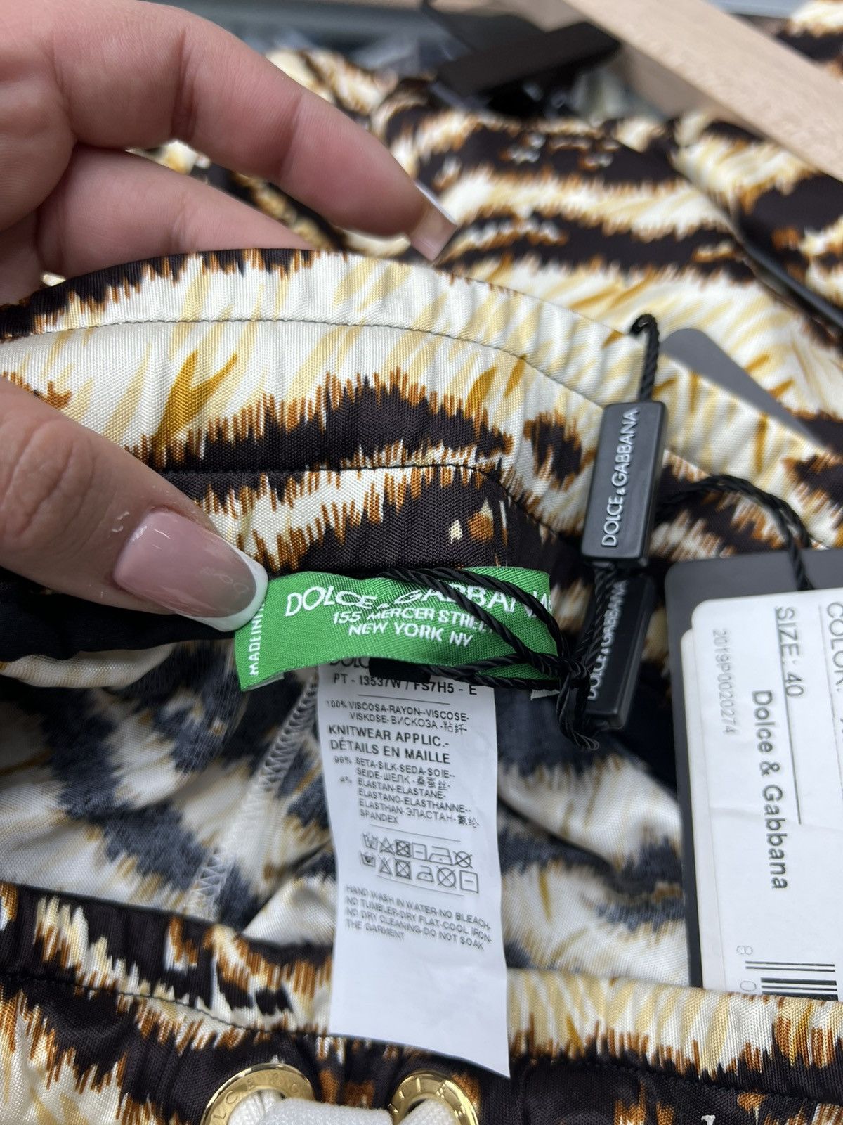 Dolce & Gabbana Dolce & Gabbana Tiger Pants Size 26" / US 2 / IT 38 - 6 Thumbnail