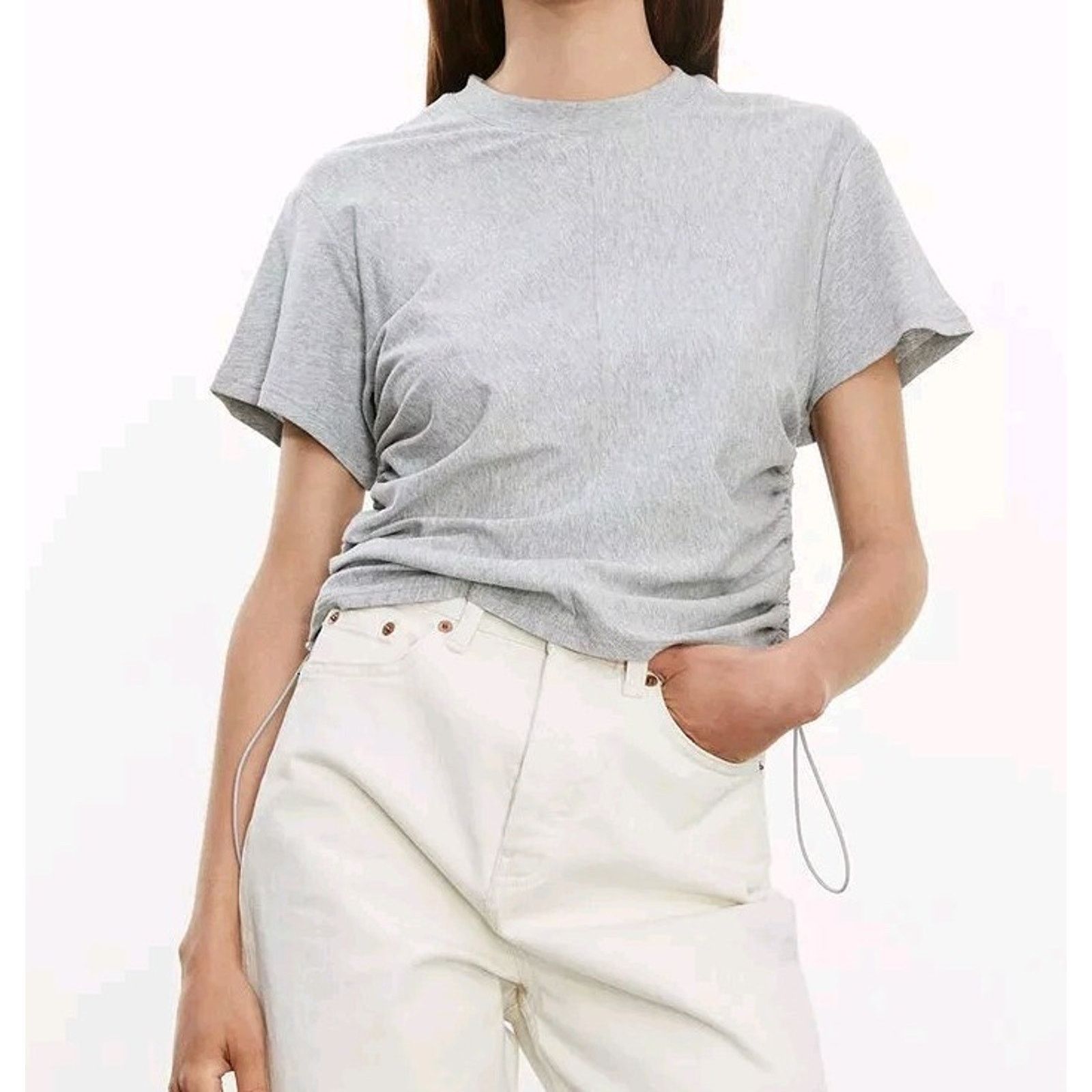 The Kooples THE KOOPLES Paris Sport Y2K COTTON T-SHIRT Size M A002026 Size M / US 6-8 / IT 42-44 - 1 Thumbnail