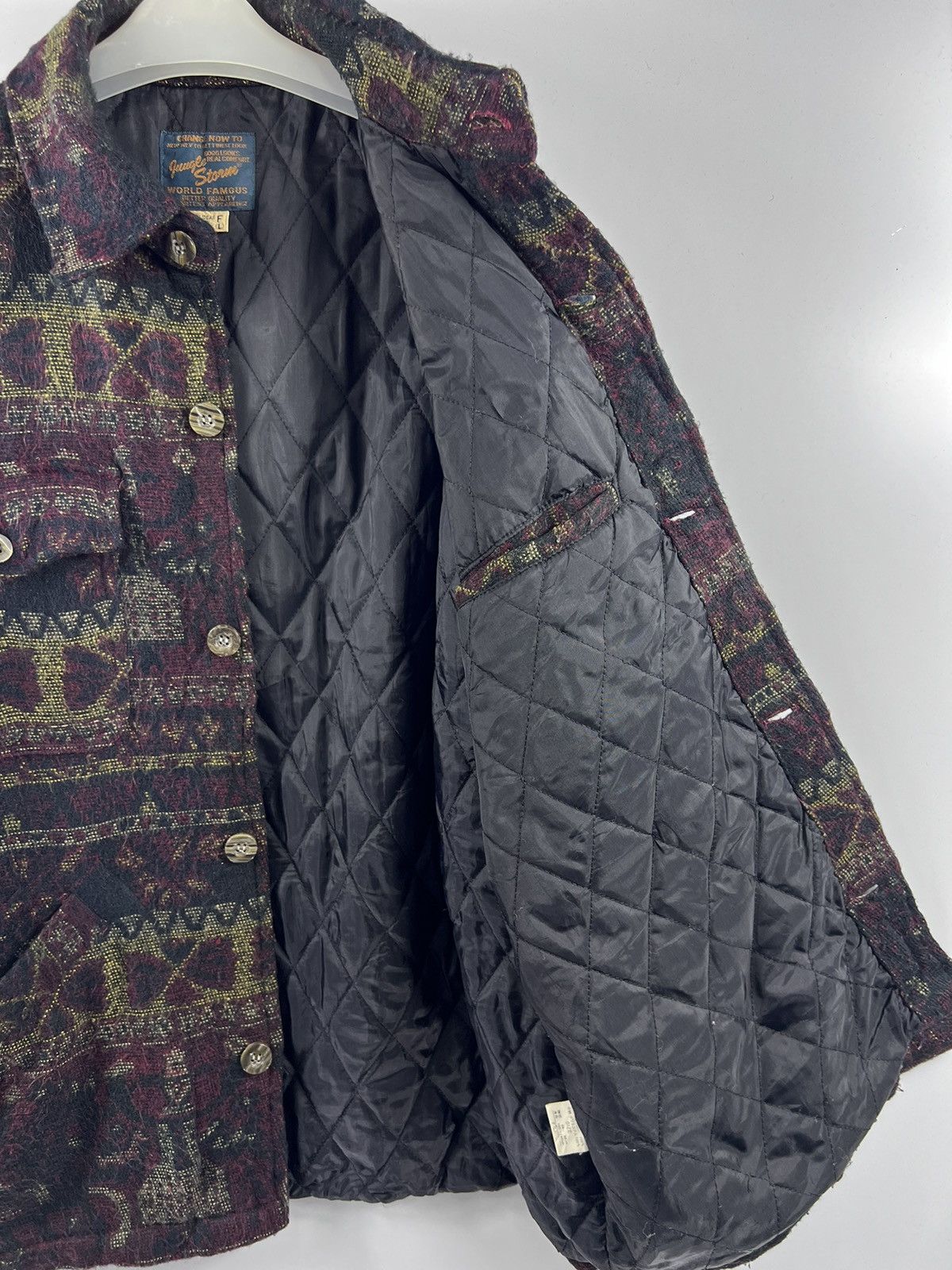 Japanese Brand 🔥 Jungle Storm Japan Art Abstract wool Utility Jacket - L Size US L / EU 52-54 / 3 - 5 Thumbnail
