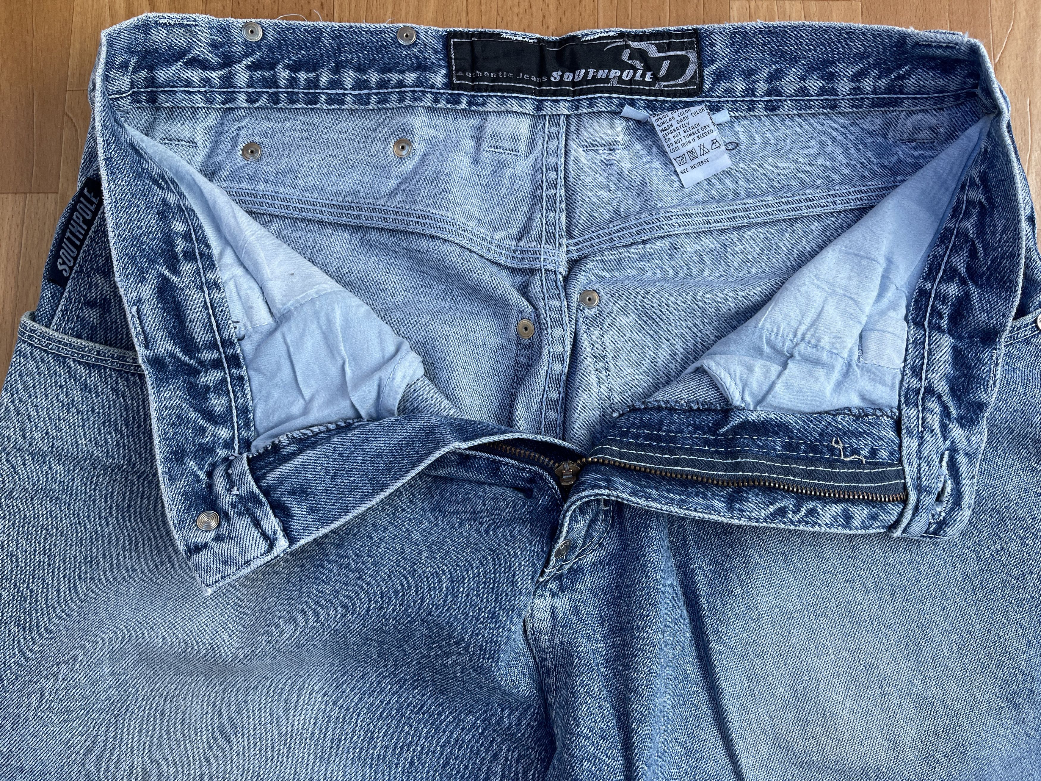 Southpole Southpole jeans, baggy vintage South Pole 90s hip hop Y2K 32 Size US 32 / EU 48 - 14 Thumbnail
