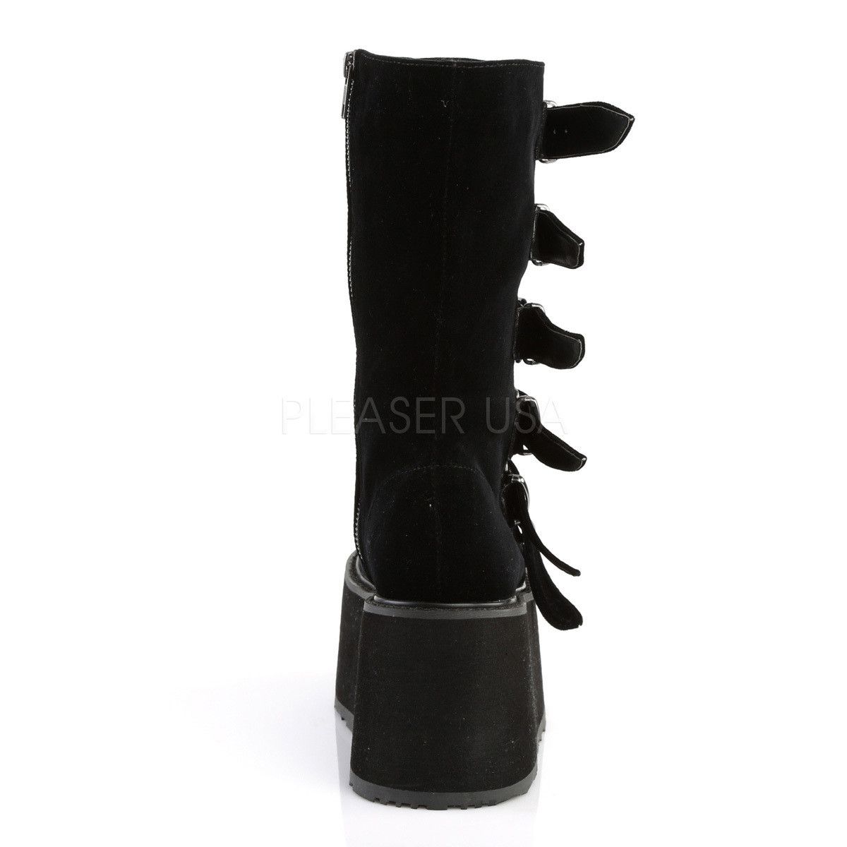 Demonia Cult DEMONIA Damned 225 Goth Punk Rock 3.5" Platform Calf Boots B Size US 10 / IT 40 - 8 Thumbnail