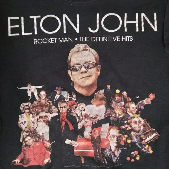 Band Tees Elton John Rocket Man Tour 2011 T-Shirt Size US M / EU 48-50 / 2 - 1 Thumbnail