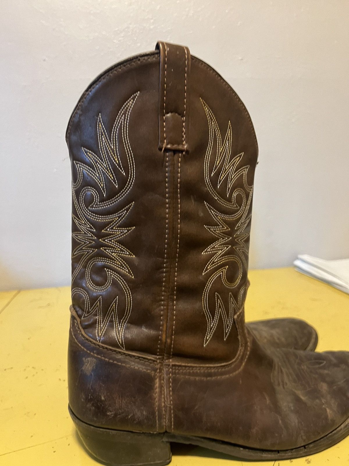 Vintage Laredo Cowboy Boots Sz 10.5 EW Size US 10.5 / EU 43-44 - 3 Thumbnail