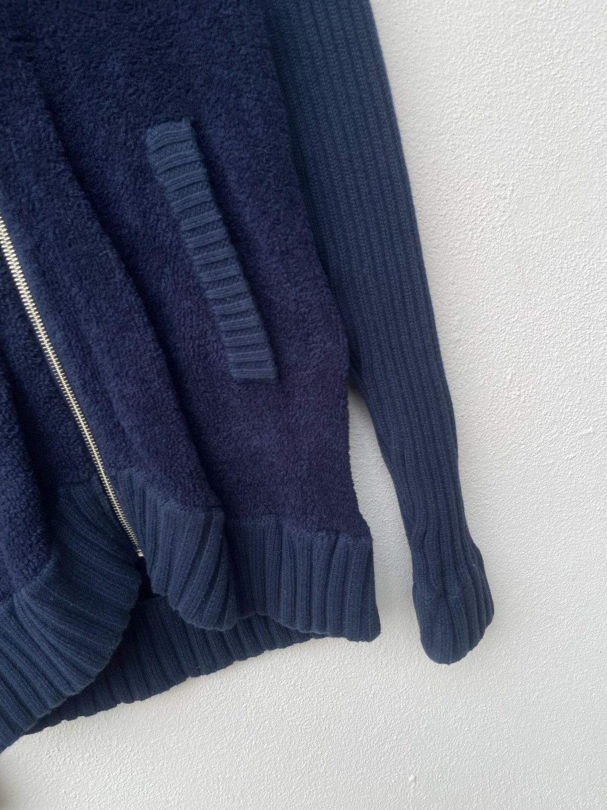 Designer × Japanese Brand × Takeo Kikuchi Takeo Kikuchi Knit Full Zipper Hoodie Jacket Size XS / US 0-2 / IT 36-38 - 7 Thumbnail