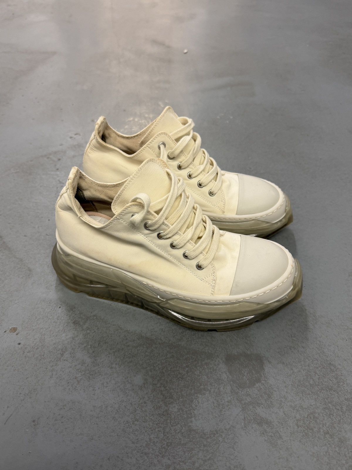 Rick Owens Drkshdw Rick Owens Drkshdw Abstract Low Transparent Sole Sneaker Size US 8 / IT 38 - 1 Thumbnail