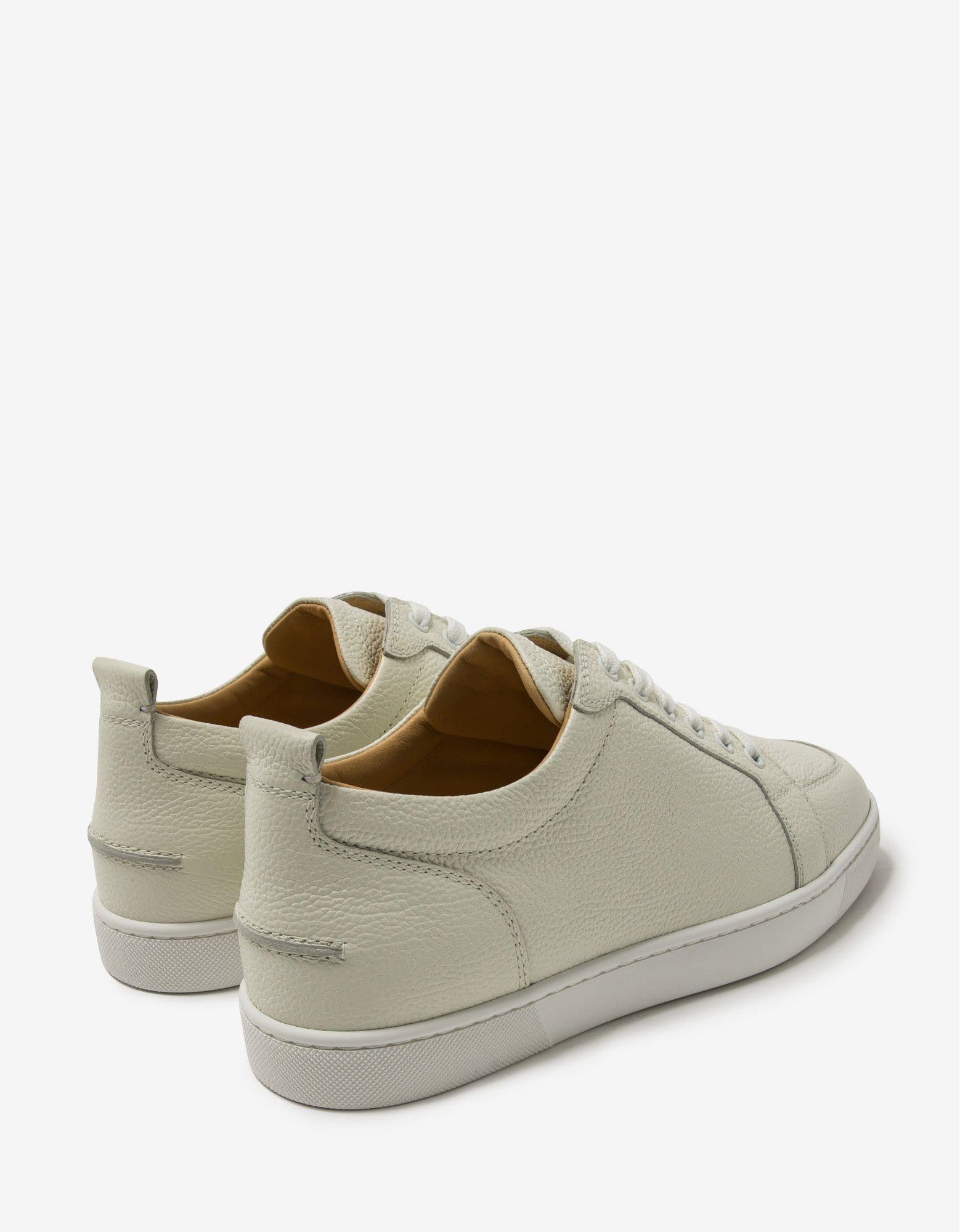 Christian Louboutin Rantulow Latte Grain Leather Trainers Size US 8 / EU 41 - 7 Thumbnail