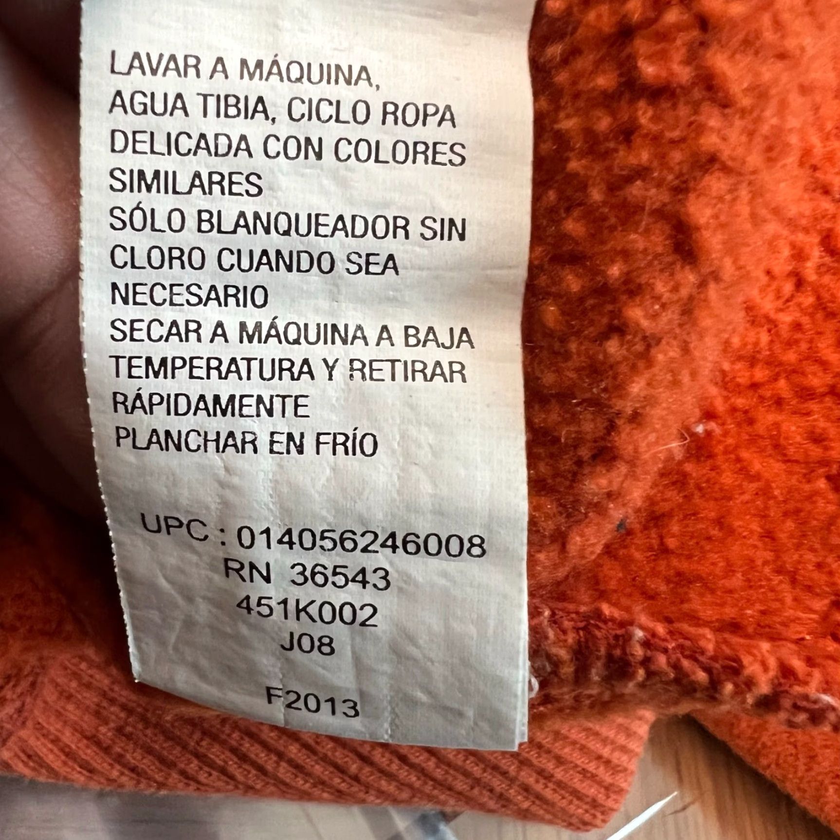 Izod VINTAGE IZOD Long Sleeve Sweatshirt Mens XL Orange Crew Neck Pullover Size US XL / EU 56 / 4 - 7 Thumbnail