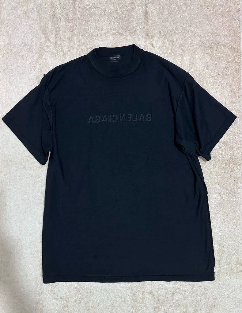 Balenciaga Balenciaga Mirror Short Sleeve T-Shirt Size US S / EU 44-46 / 1 - 6 Thumbnail